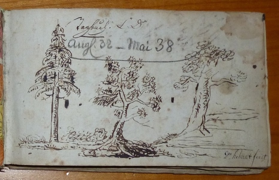 Tagebuch des Apothekers Johann Jakob Baumann 1832-38 (Kulturverein Guntersblum CC BY-NC-SA)