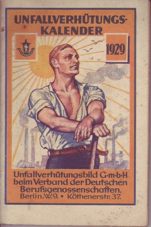 Unfallverhütungskalender 1929 (Kulturverein Guntersblum CC BY-NC-SA)
