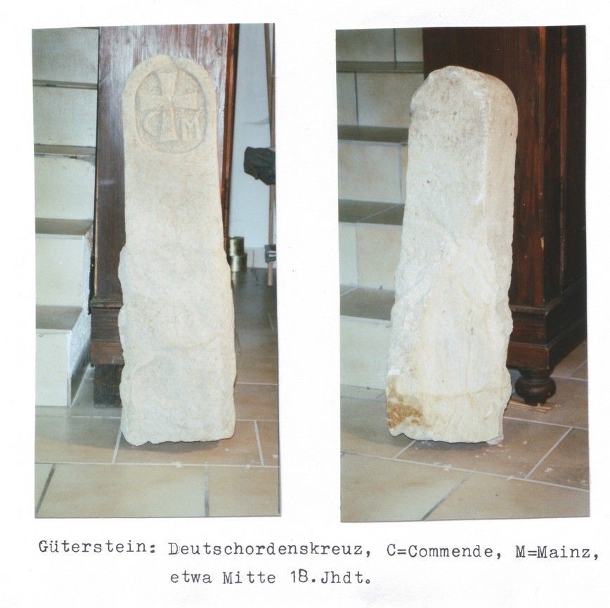 Unterlagen zum Güterstein des Deutschordens-Commende Mainz gefunden in Guntersblum (Kulturverein Guntersblum CC BY-NC-SA)