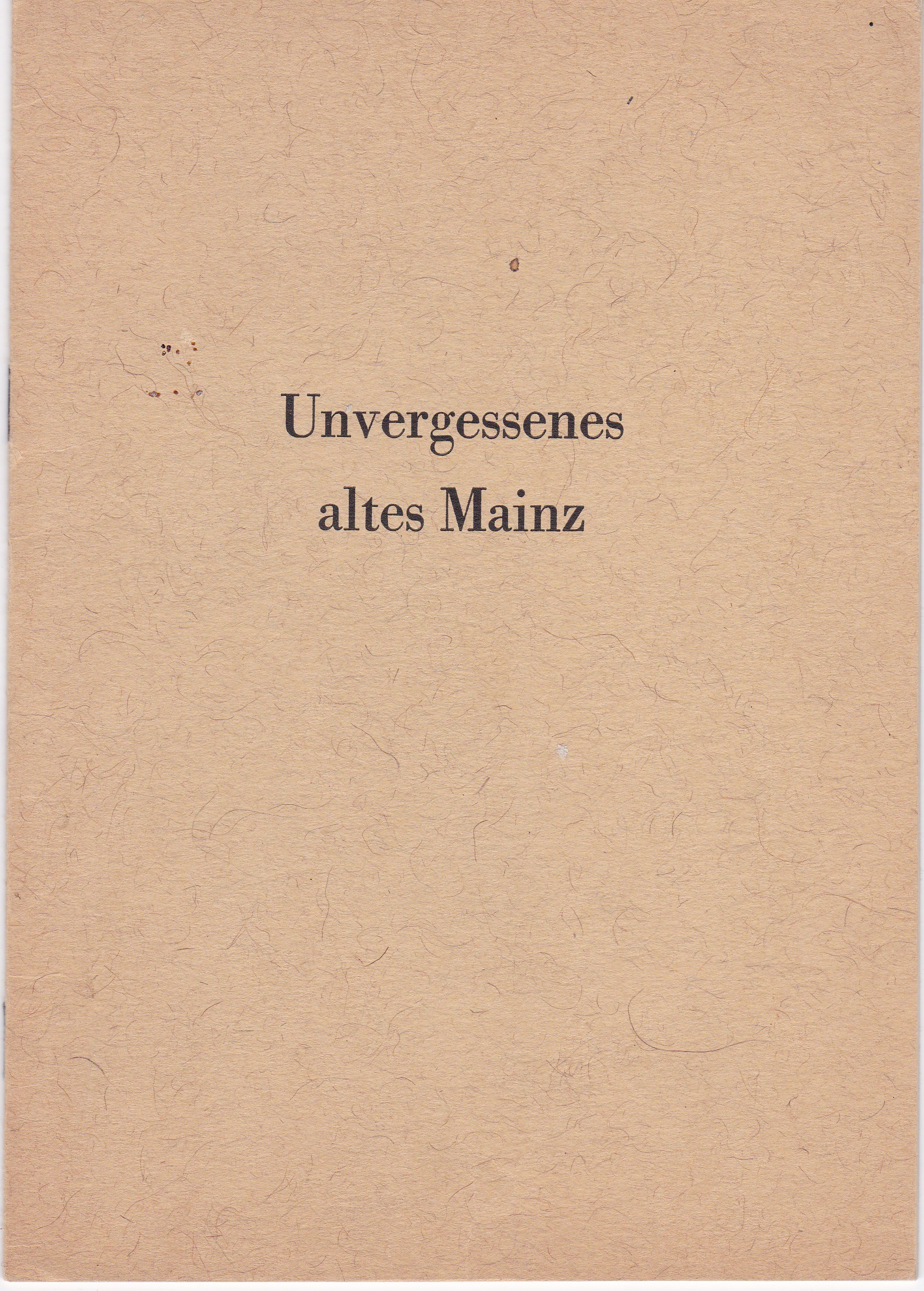 Unvergessenes altes Mainz (Museum Guntersblum  im Kellerweg 20 CC BY-NC-SA)
