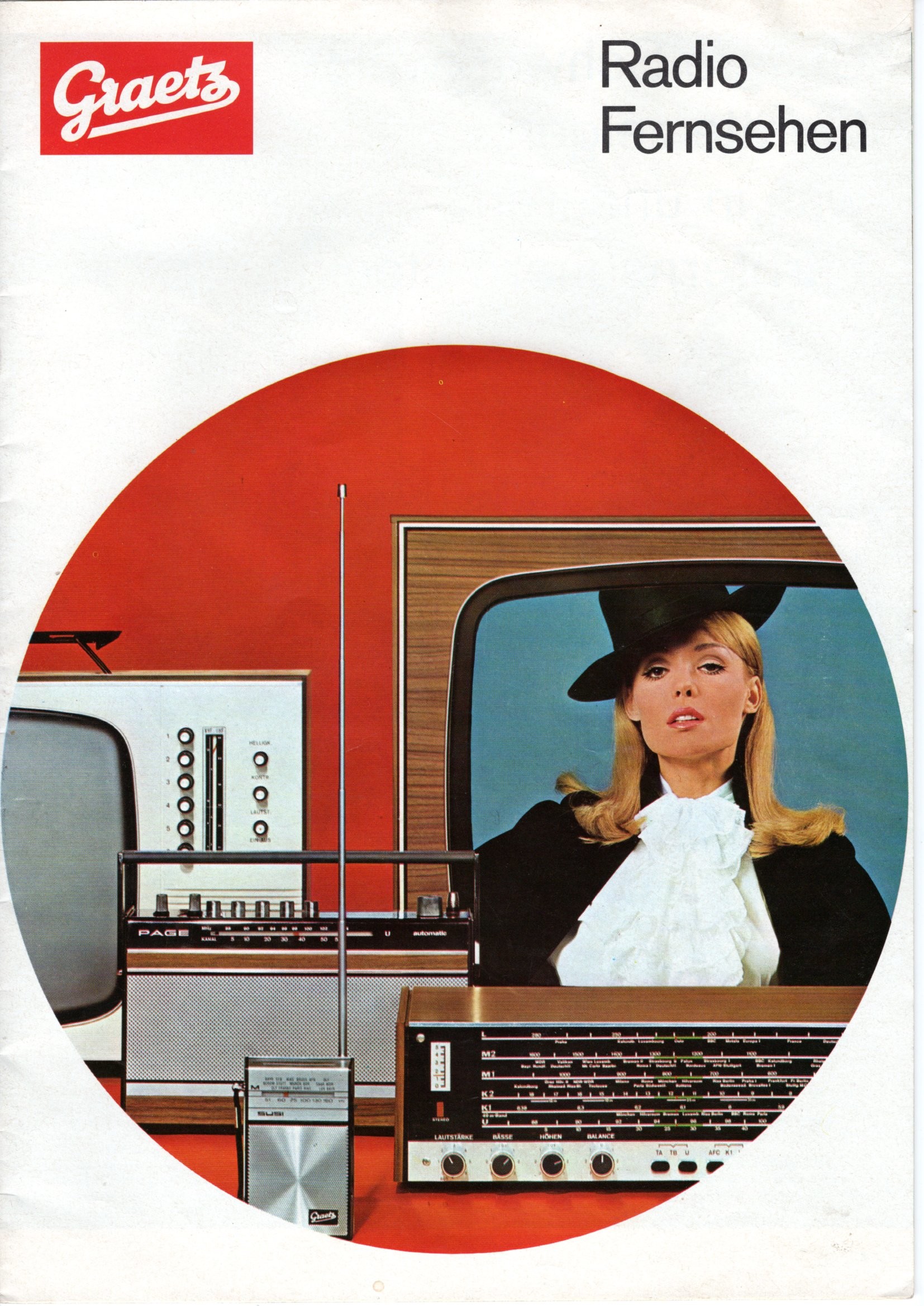 Verkaufsprospekt Graetz Radios 1969/1970 (Volkskunde- und Freilichtmuseum Roscheider Hof CC0)