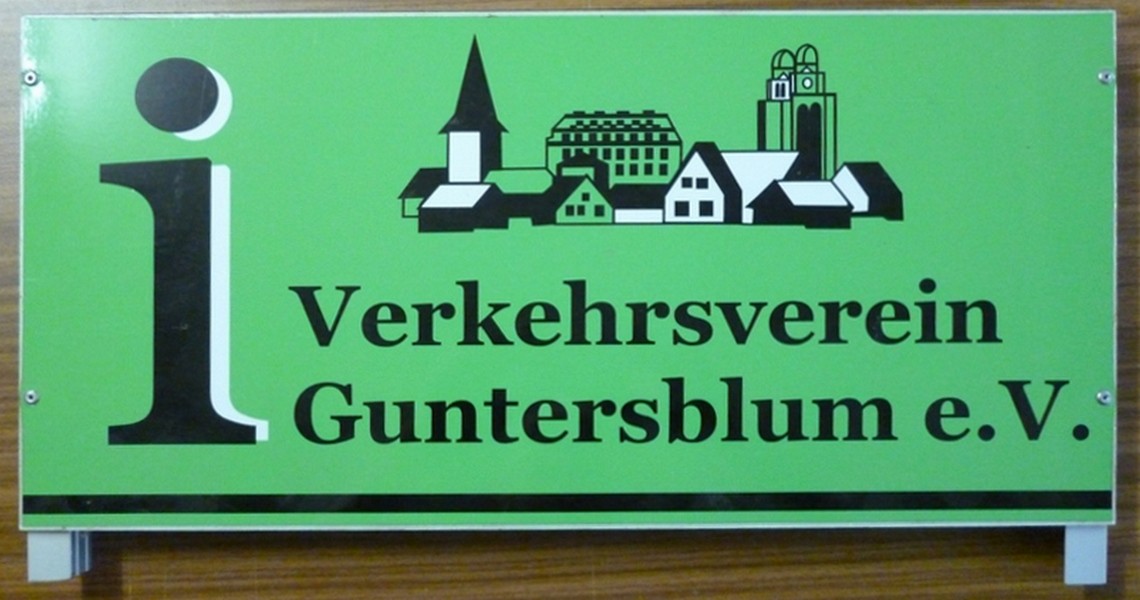 Verkehrsverein Guntersblum Schild (Kulturverein Guntersblum CC BY-NC-SA)