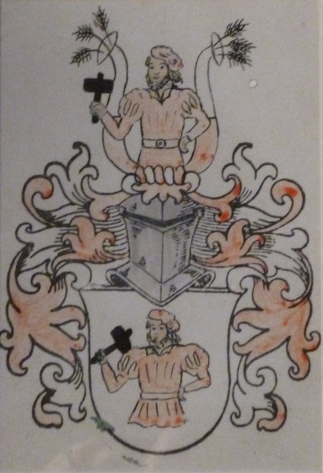 Wappen der Familie Rösch in Guntersblum (Kulturverein Guntersblum CC BY-NC-SA)
