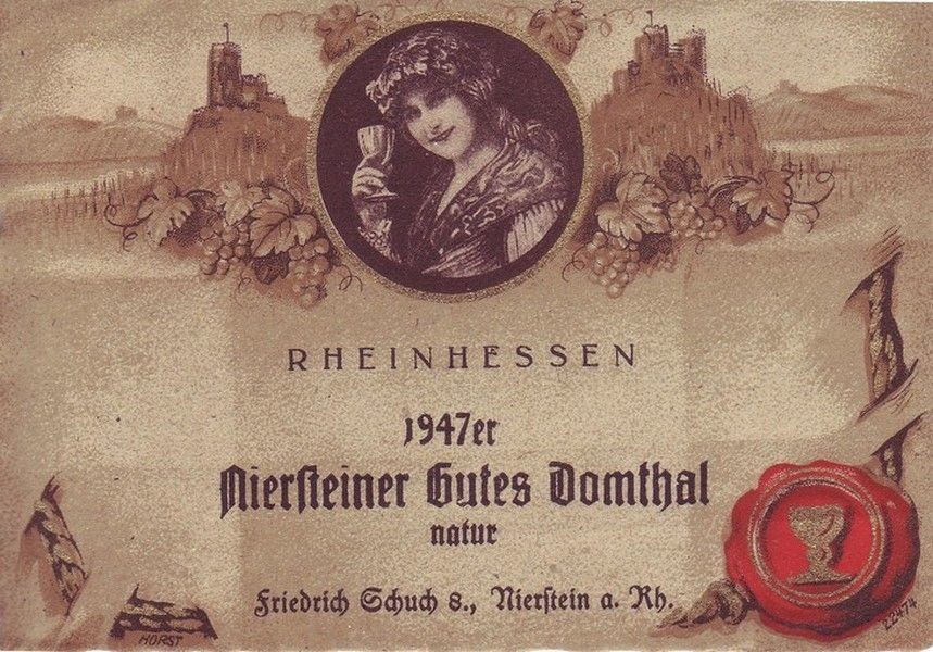Weinetiketten Rheinhessen (Kulturverein Guntersblum CC BY-NC-SA)
