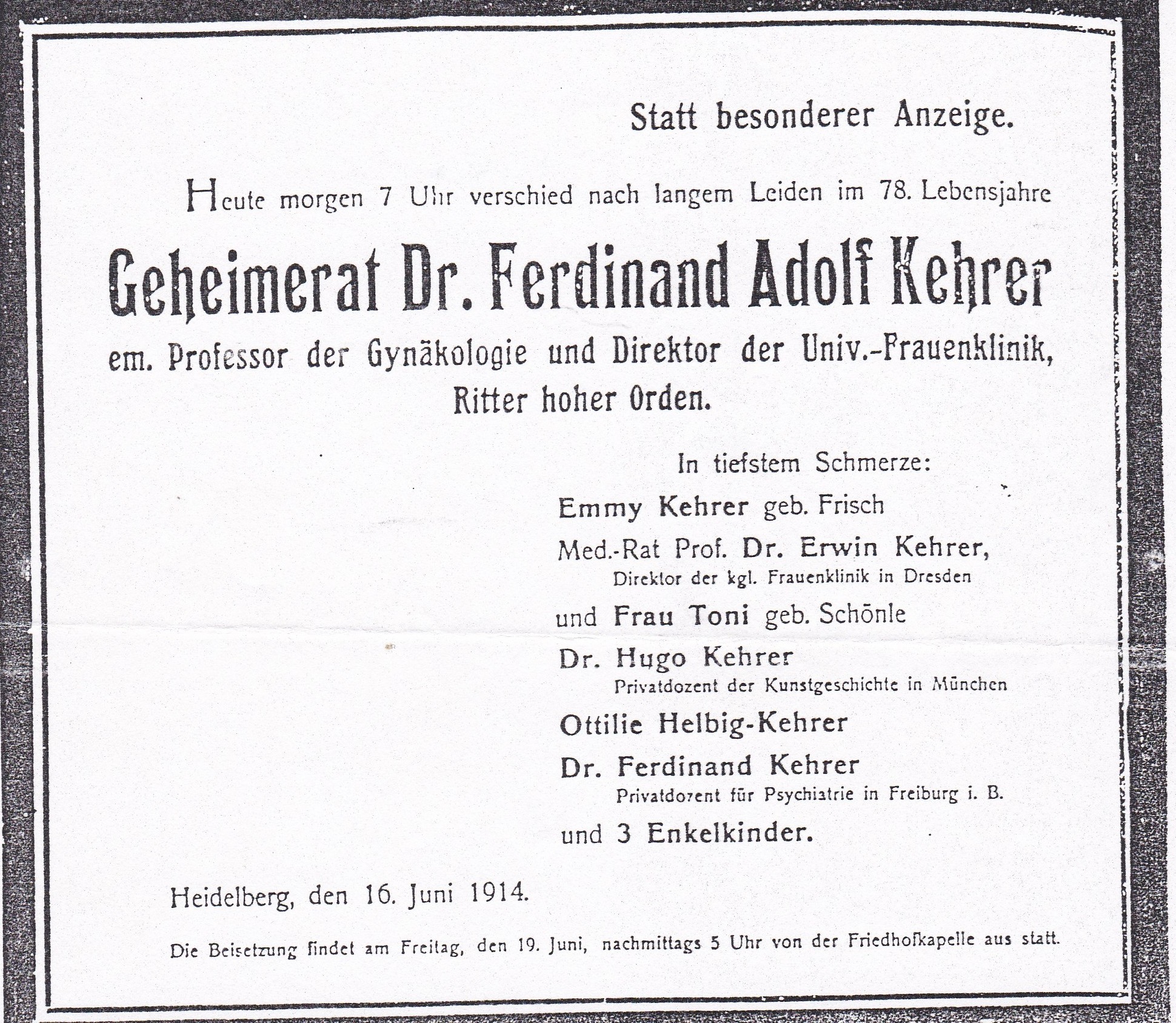 Zum Tod von Ferdinand Adolf Kehrer (Kulturverein Guntersblum CC BY-NC-SA)
