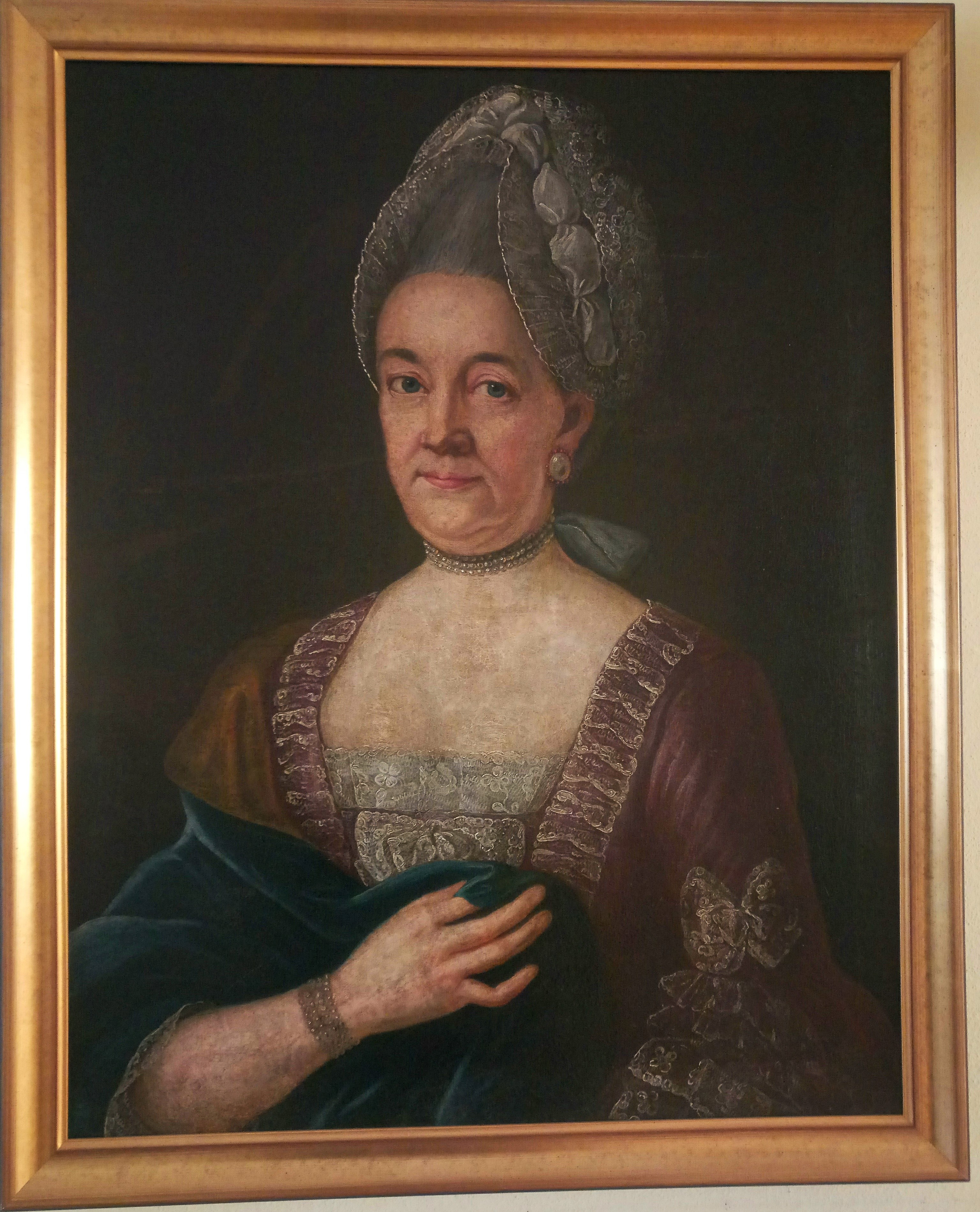 Porträt Friderika Juliana Vigelius geb. Kremer (Museum Im Alten Rathaus Grünstadt CC BY-NC-SA)