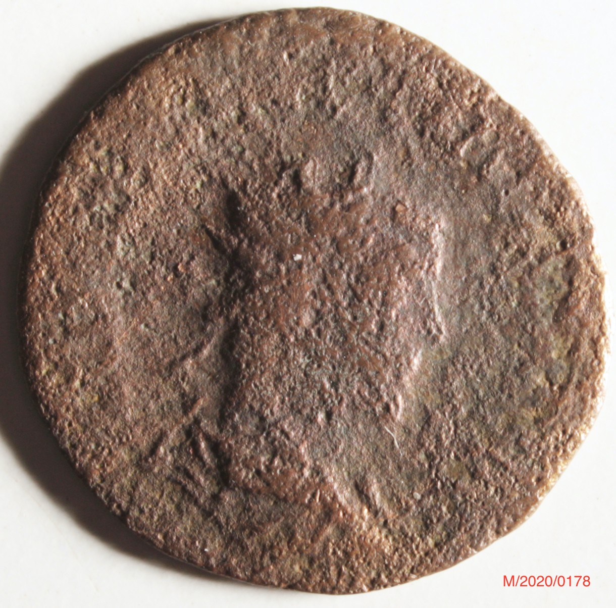 Römische Münze, Nominal Antoninian, Prägeherr Diocletian, Prägeort Lyon , Original (Museumsgesellschaft Bad Dürkheim e.V. CC BY-NC-SA)