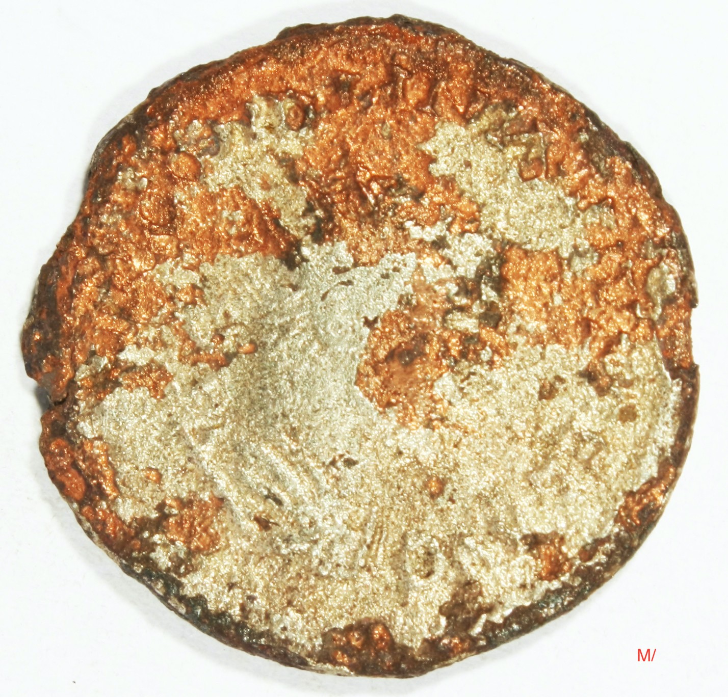Römische Münze, Nominal Antoninian, Prägeherr Gordianus III., Prägeort Rom , Fälschung (Museumsgesellschaft Bad Dürkheim e.V. CC BY-NC-SA)