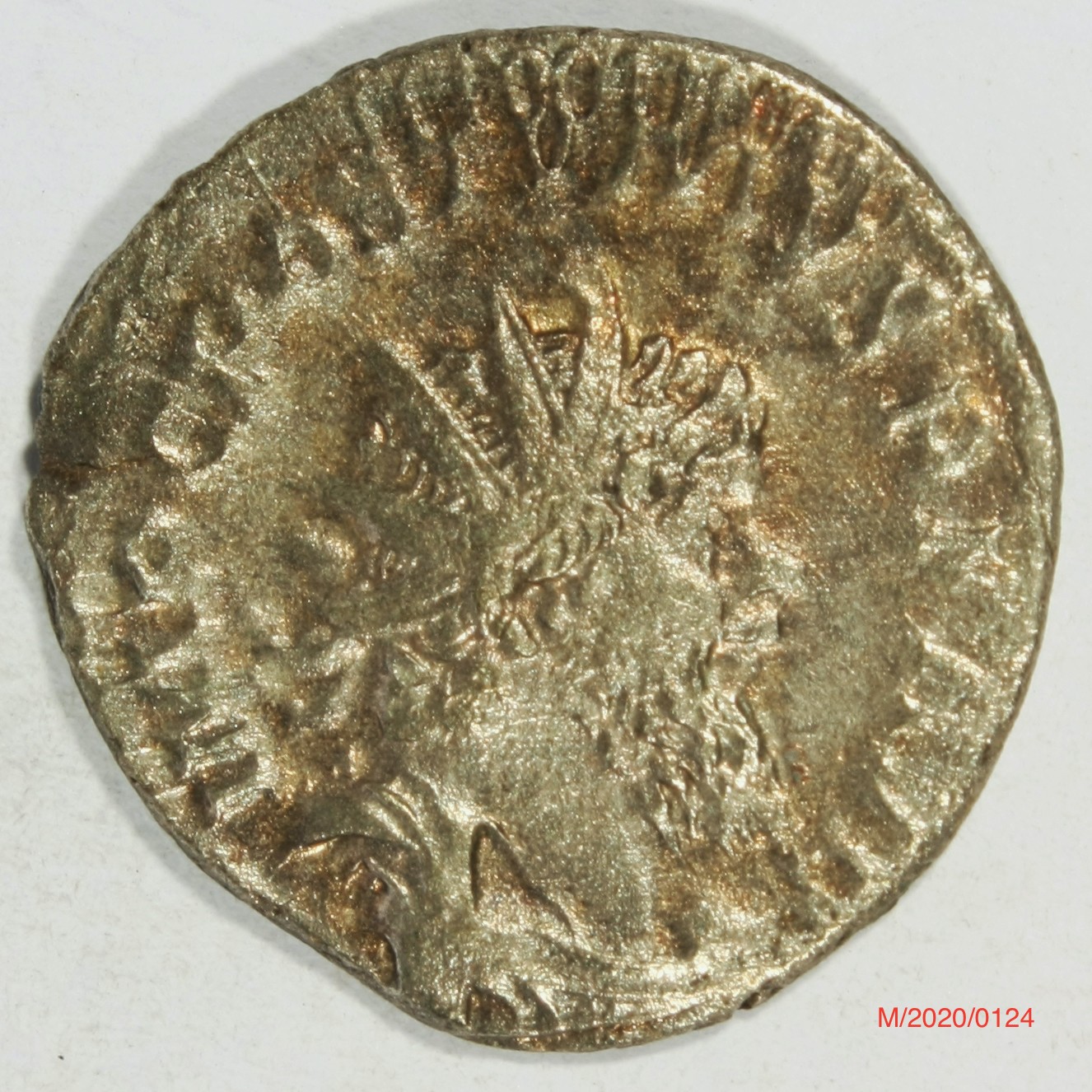 Römische Münze, Nominal Antoninian, Prägeherr Postumus, Prägeort Köln , Original (Museumsgesellschaft Bad Dürkheim e.V. CC BY-NC-SA)