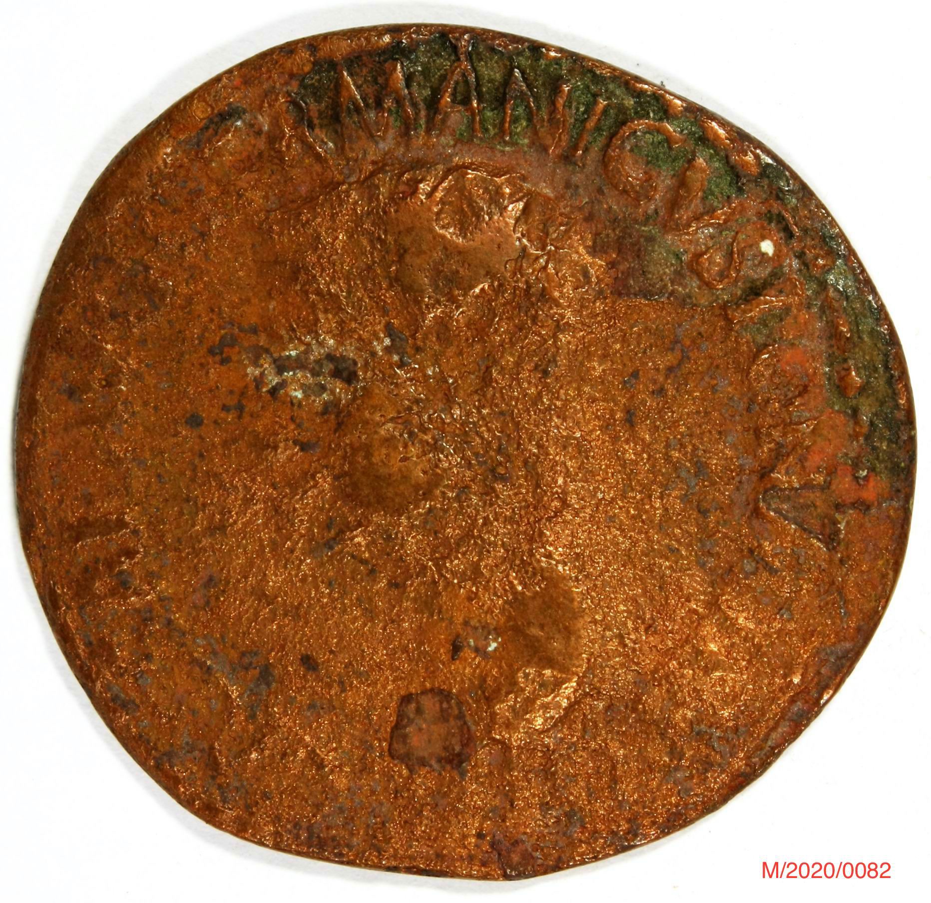 Römische Münze, Nominal As, Prägeherr Caligula, Prägeort Rom , Original (Museumsgesellschaft Bad Dürkheim e.V. CC BY-NC-SA)