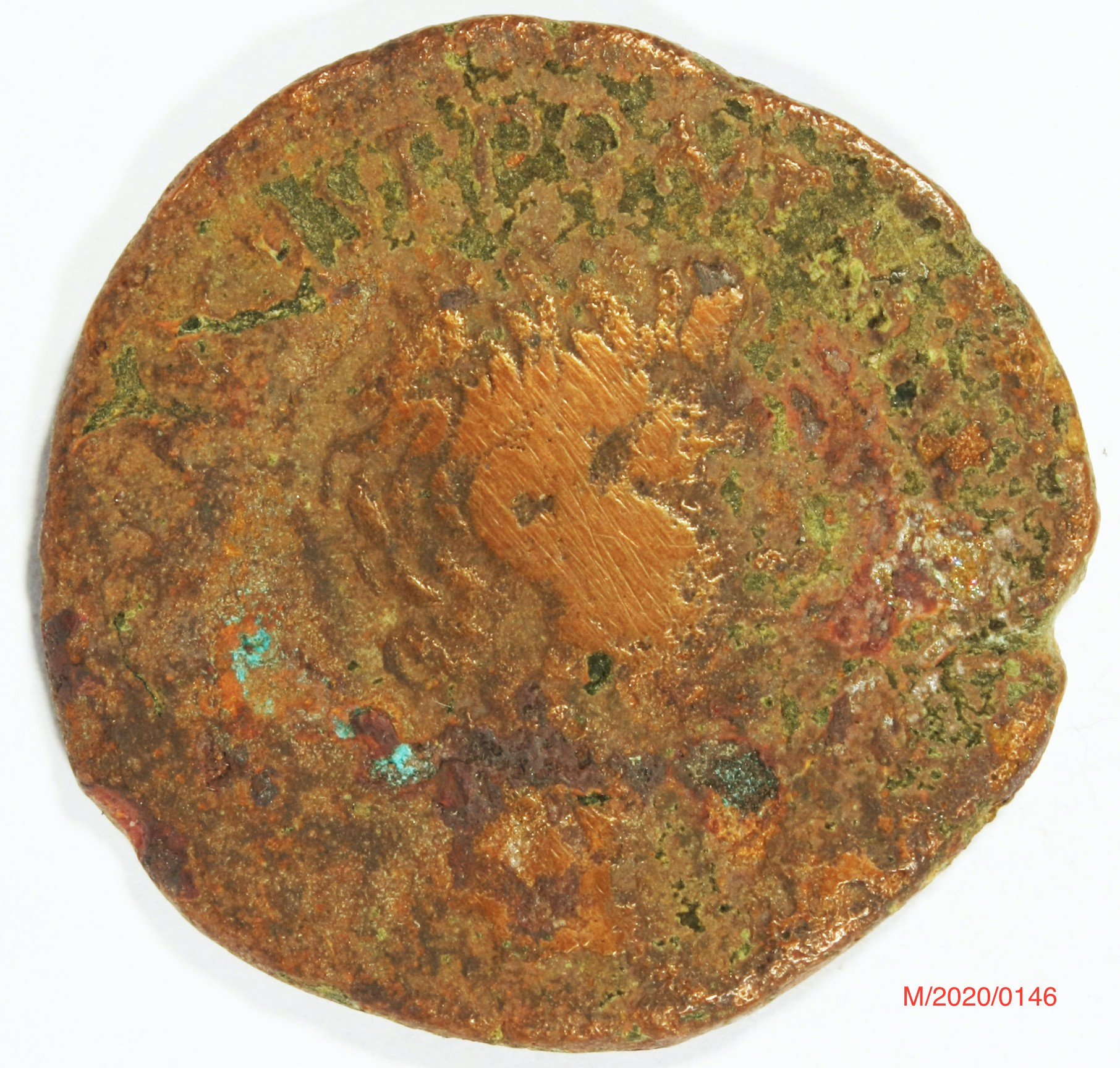 Römische Münze, Nominal As, Prägeherr Münzmeister M. Salvius Otho, Prägeort Rom , Original (Museumsgesellschaft Bad Dürkheim e.V. CC BY-NC-SA)