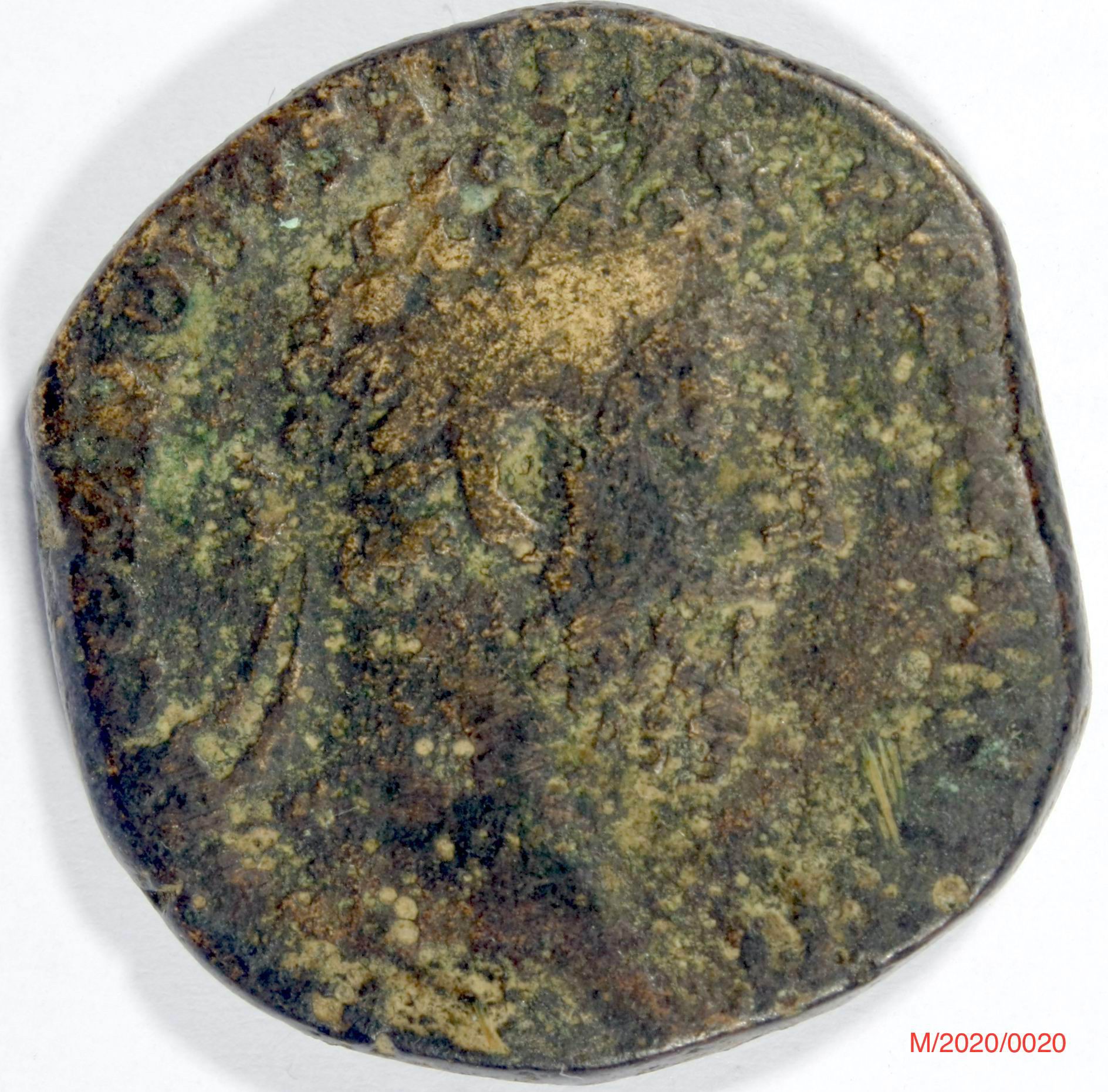 Römische Münze, Nominal Sesterz, Prägeherr Commodus, Prägeort Rom ,Original (Museumsgesellschaft Bad Dürkheim e.V. CC BY-NC-SA)