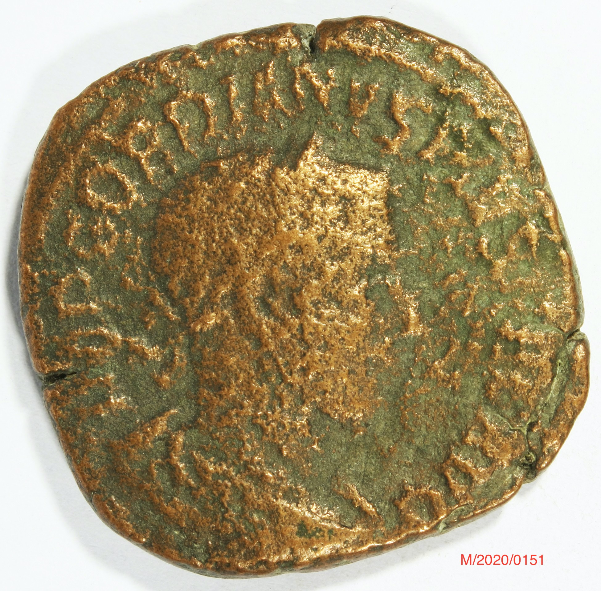 Römische Münze, Nominal Sesterz, Prägeherr Gordianus III., Prägeort Rom , Original (Museumsgesellschaft Bad Dürkheim e.V. CC BY-NC-SA)