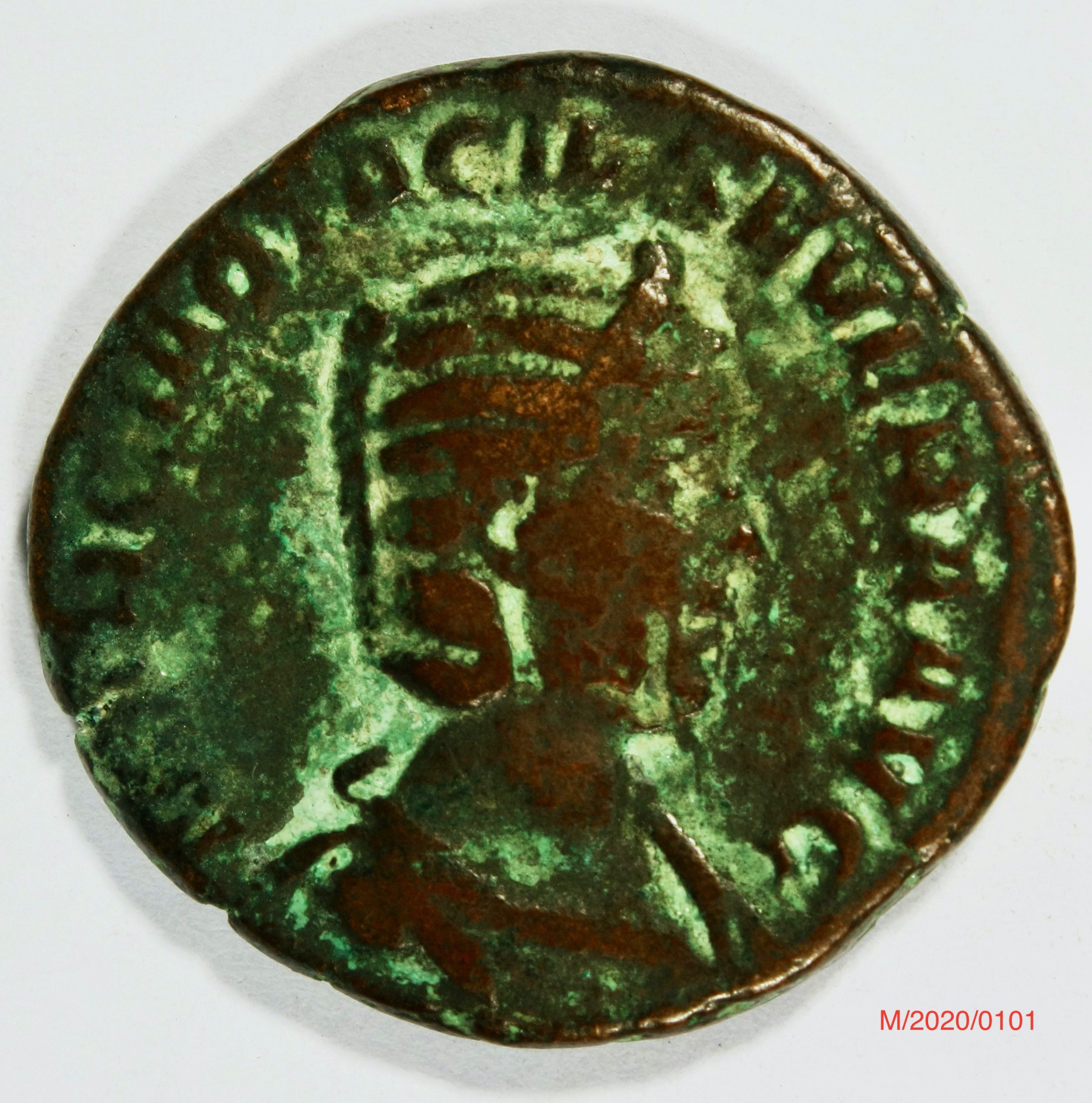 Römische Münze, Nominal Sesterz, Prägeherr Philippus Arabs, Prägeort Rom , Original (Museumsgesellschaft Bad Dürkheim e.V. CC BY-NC-SA)