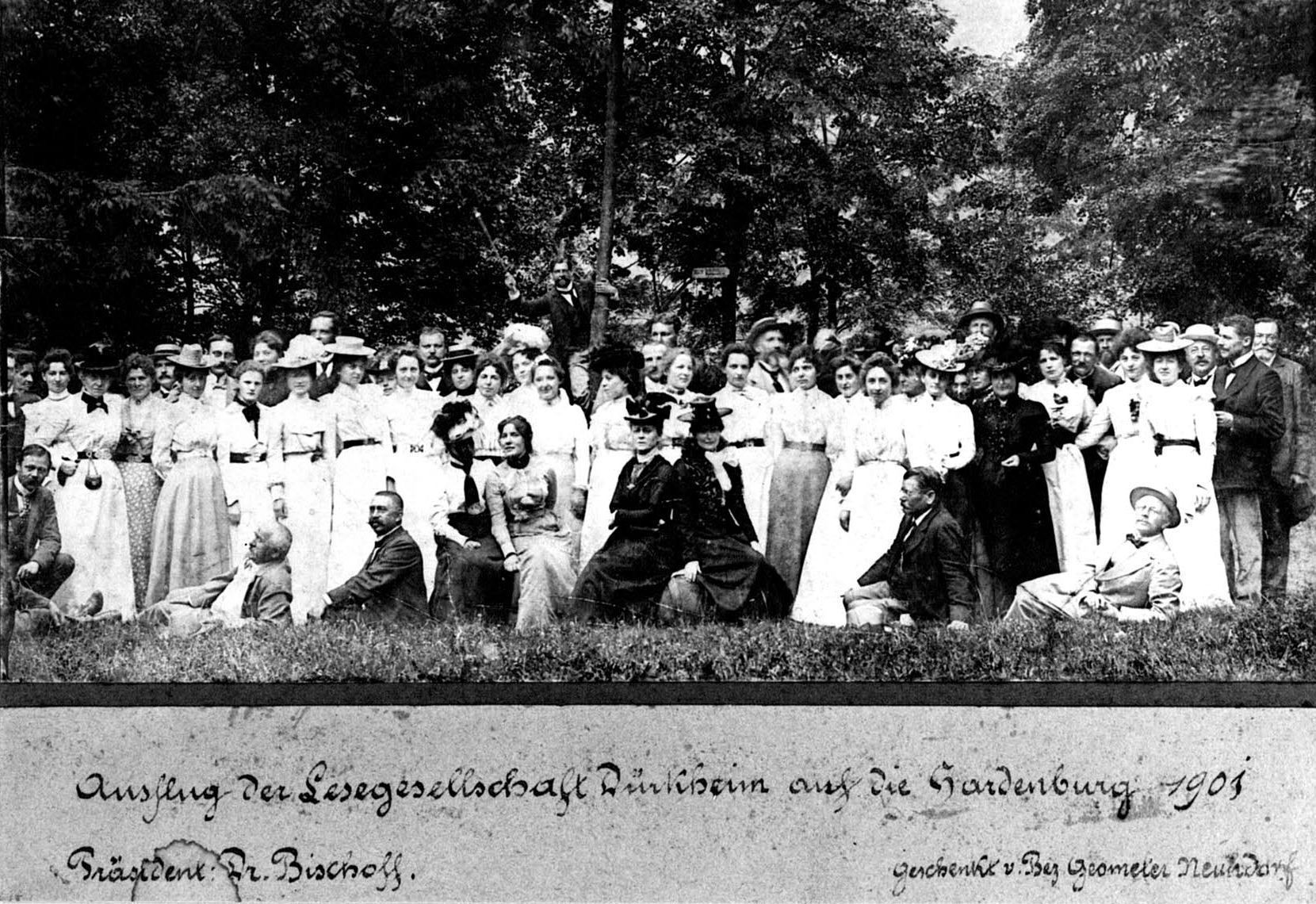 Foto-Sammlung Adolf Krapp, Ordner 11: Lesegesellschaft, 1901 (Museumsgesellschaft Bad Dürkheim e.V. CC BY-NC-SA)