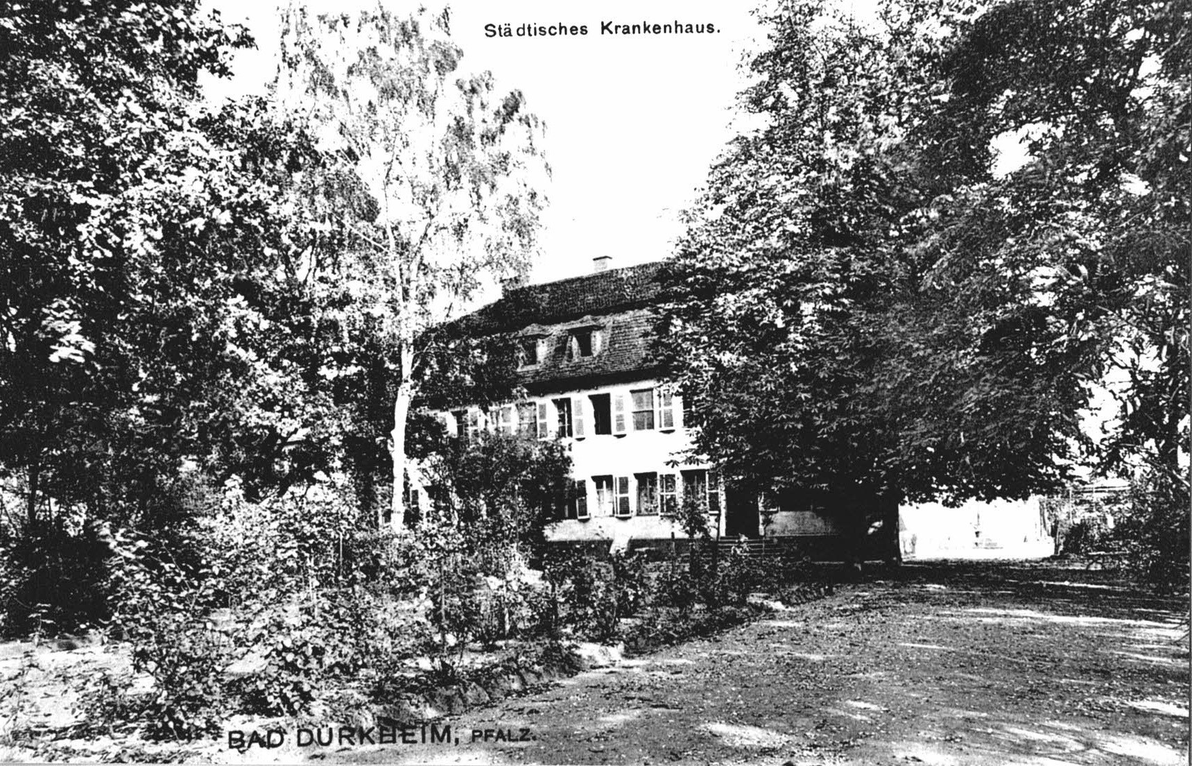 Foto-Sammlung Adolf Krapp, Ordner 12: Krankenhaus, 1908 (Museumsgesellschaft Bad Dürkheim e.V. CC BY-NC-SA)