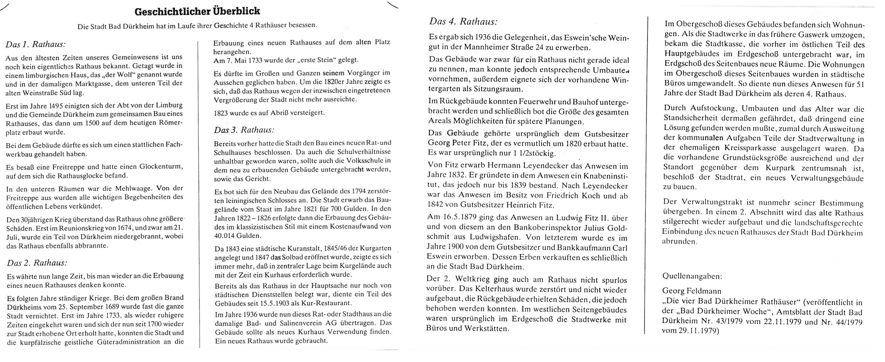 Foto-Sammlung Adolf Krapp, Ordner 12: Rathaus, 1979 (Museumsgesellschaft Bad Dürkheim e.V. CC BY-NC-SA)