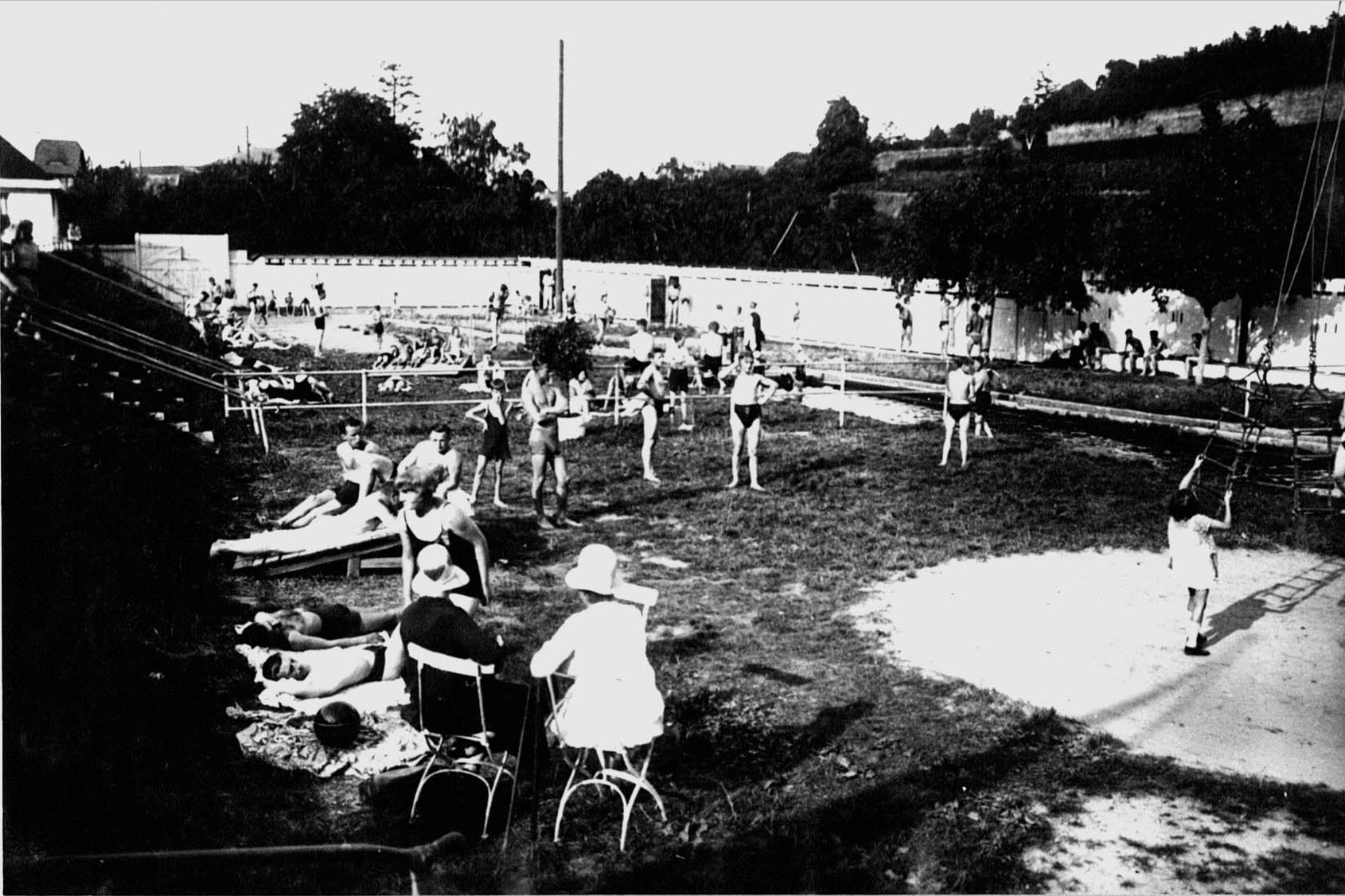 Foto-Sammlung Adolf Krapp, Ordner 12: Schwimmen, 1929 (Museumsgesellschaft Bad Dürkheim e.V. CC BY-NC-SA)