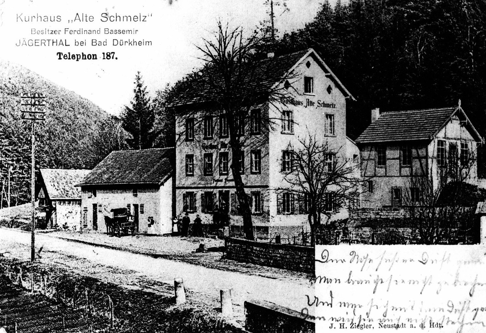 Foto-Sammlung Adolf Krapp, Ordner 13: Alte Schmelz, 1907 (Museumsgesellschaft Bad Dürkheim e.V. CC BY-NC-SA)