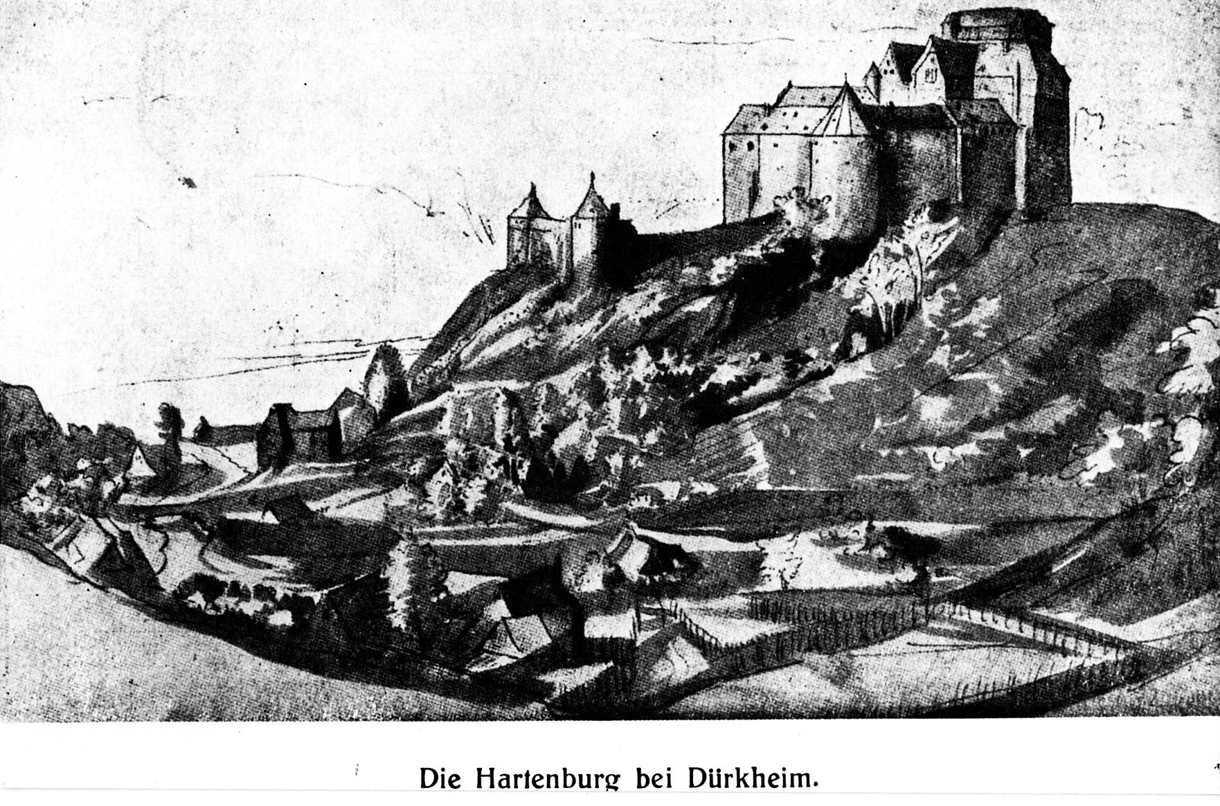 Foto-Sammlung Adolf Krapp, Ordner 13: Die Hardenburg, 1580 (Museumsgesellschaft Bad Dürkheim e.V. CC BY-NC-SA)