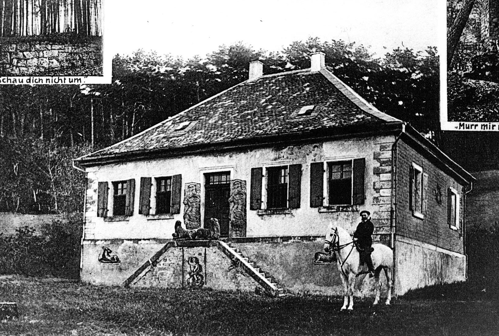 Foto-Sammlung Adolf Krapp, Ordner 13: Forsthaus Kehrdichannichts, 1914 (Museumsgesellschaft Bad Dürkheim e.V. CC BY-NC-SA)
