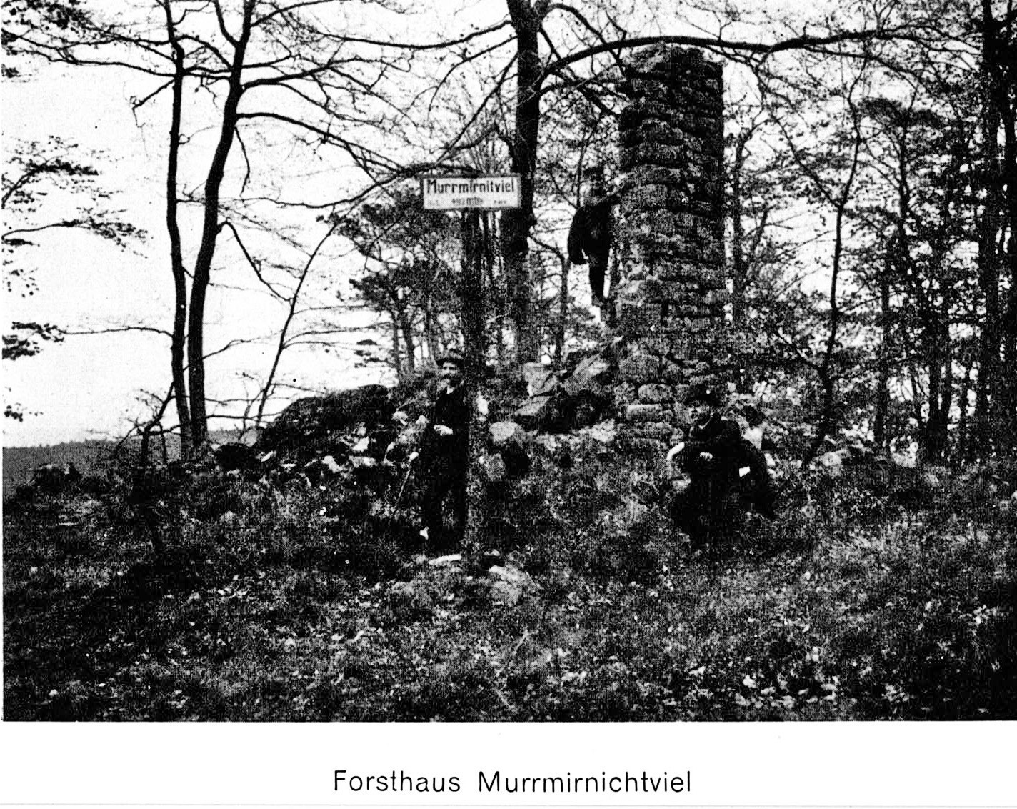 Foto-Sammlung Adolf Krapp, Ordner 13: Forsthaus Murr mir nicht viel, 1904 (Museumsgesellschaft Bad Dürkheim e.V. CC BY-NC-SA)