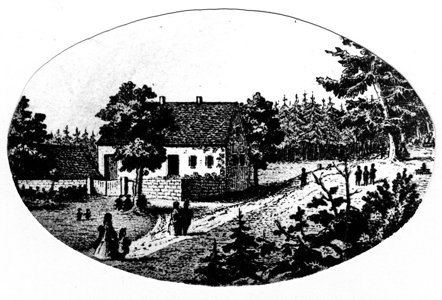 Foto-Sammlung Adolf Krapp, Ordner 13: Forsthaus Weilach, 1870 (Museumsgesellschaft Bad Dürkheim e.V. CC BY-NC-SA)
