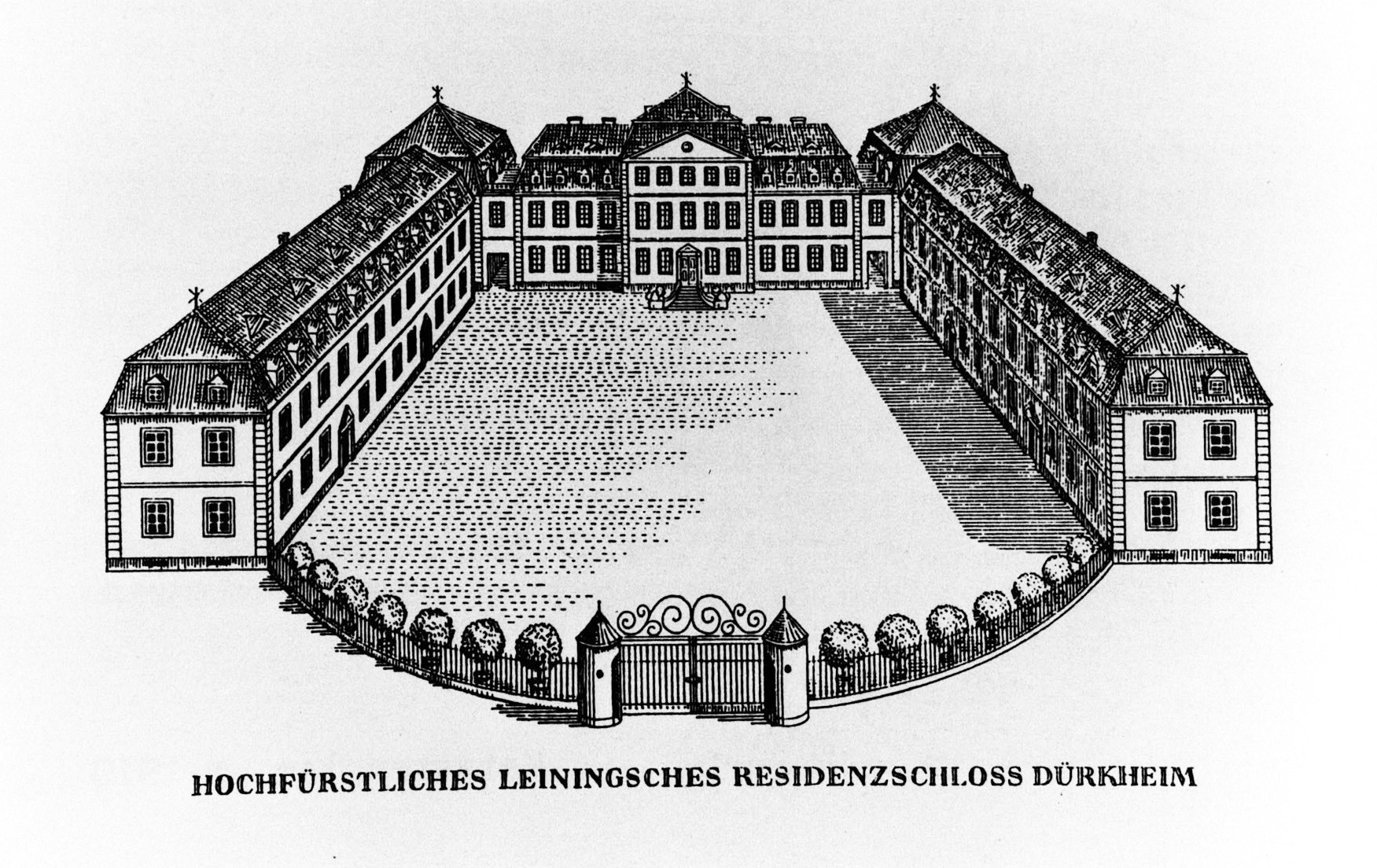 Foto-Sammlung Adolf Krapp, Ordner 14: DÜW- Schloss, 1750 (Museumsgesellschaft Bad Dürkheim e.V. CC BY-NC-SA)