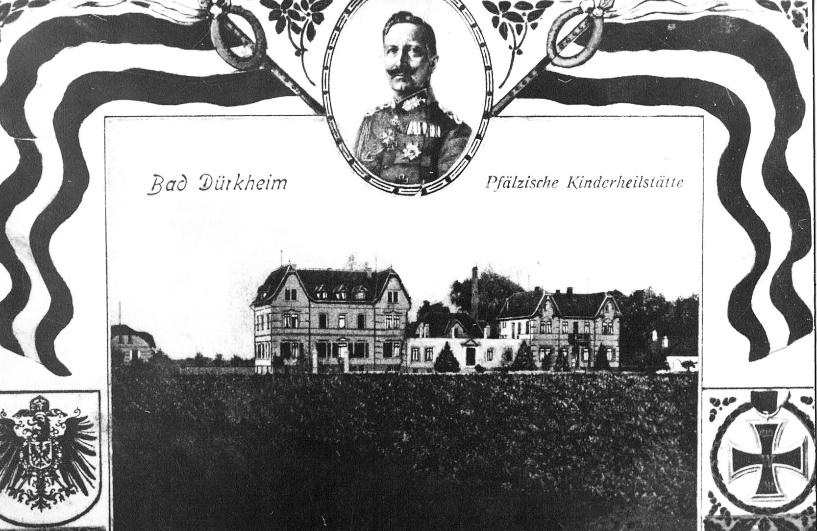 Foto-Sammlung Adolf Krapp, Ordner 14: Ki-Heilstätte, 1900 (Museumsgesellschaft Bad Dürkheim e.V. CC BY-NC-SA)