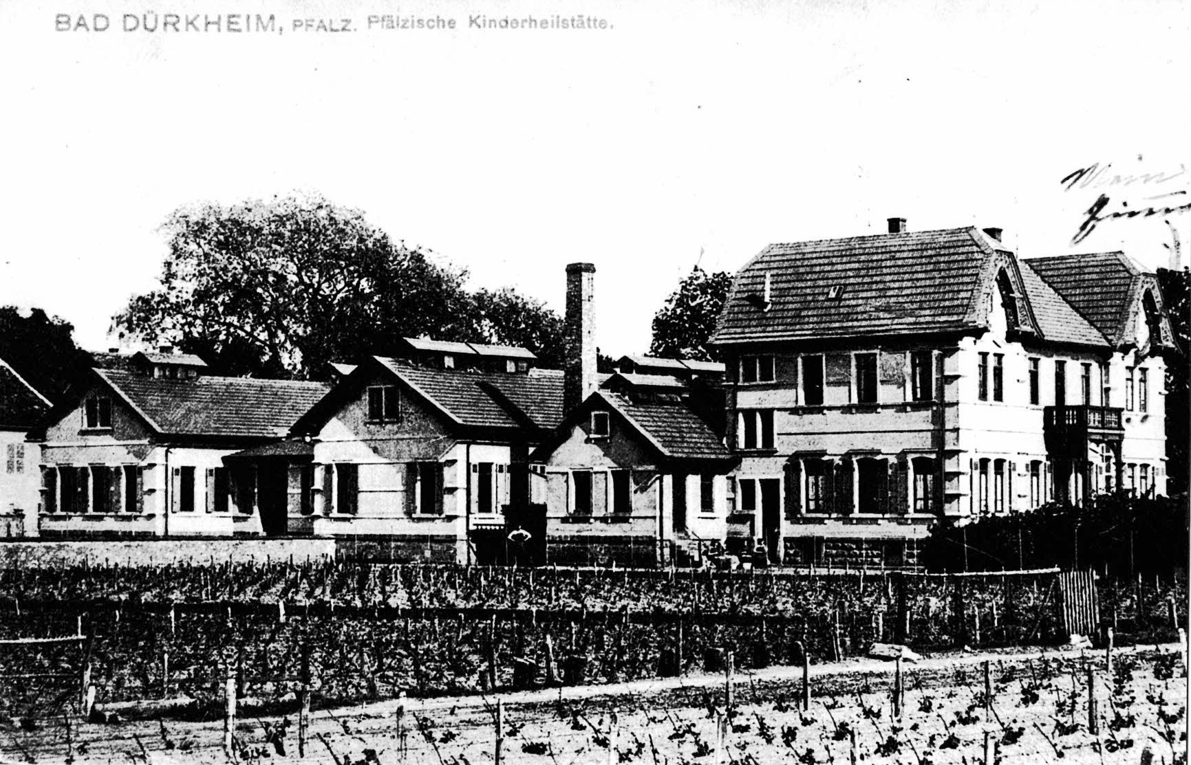 Foto-Sammlung Adolf Krapp, Ordner 14: Ki-Heilstätte, 1908 (Museumsgesellschaft Bad Dürkheim e.V. CC BY-NC-SA)