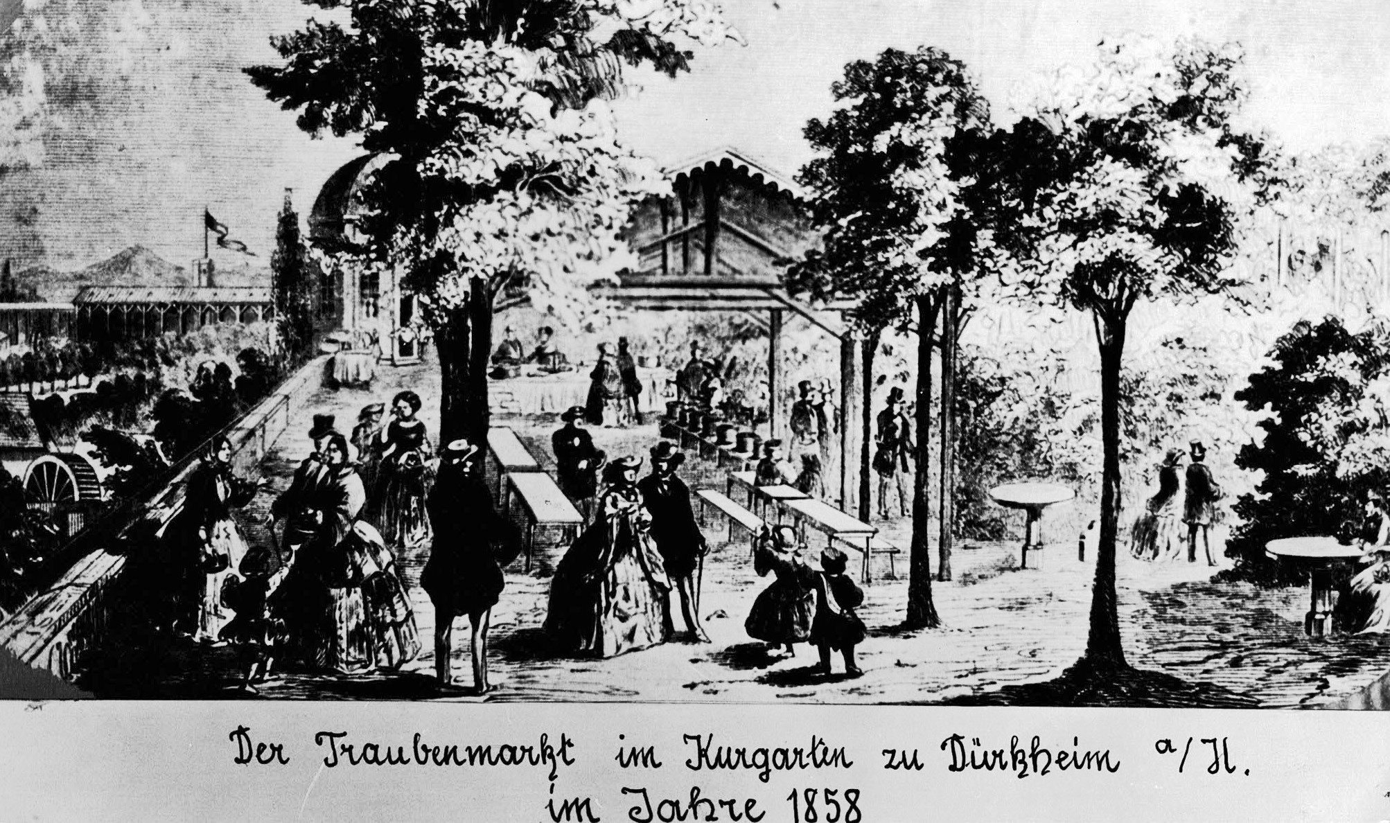 Foto-Sammlung Adolf Krapp, Ordner 14: Kur-Garten, 1858 (Museumsgesellschaft Bad Dürkheim e.V. CC BY-NC-SA)