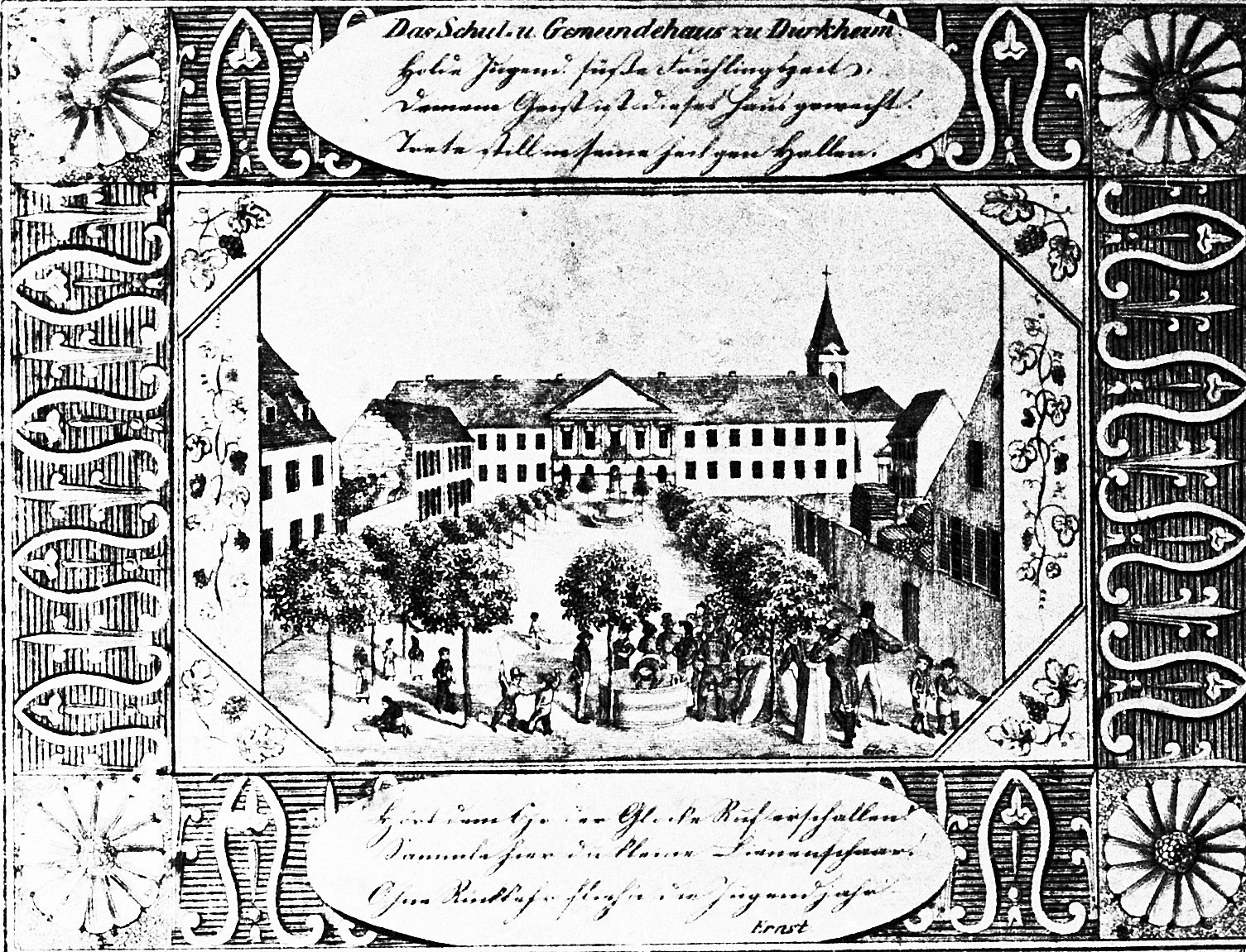Foto-Sammlung Adolf Krapp, Ordner 14: Kur-Haus, 1830 (Museumsgesellschaft Bad Dürkheim e.V. CC BY-NC-SA)