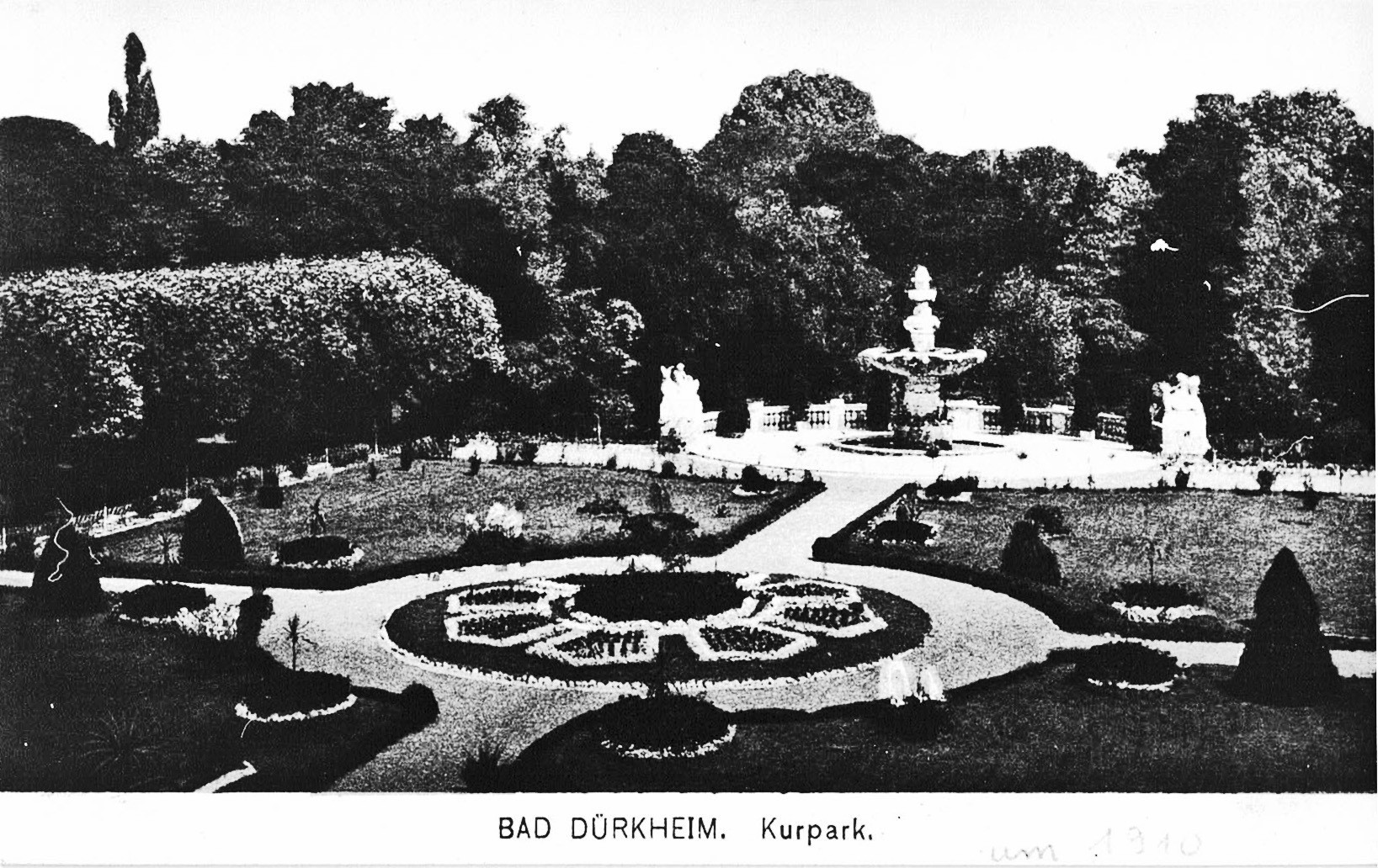 Foto-Sammlung Adolf Krapp, Ordner 14: Kur-Park, 1910 (Museumsgesellschaft Bad Dürkheim e.V. CC BY-NC-SA)