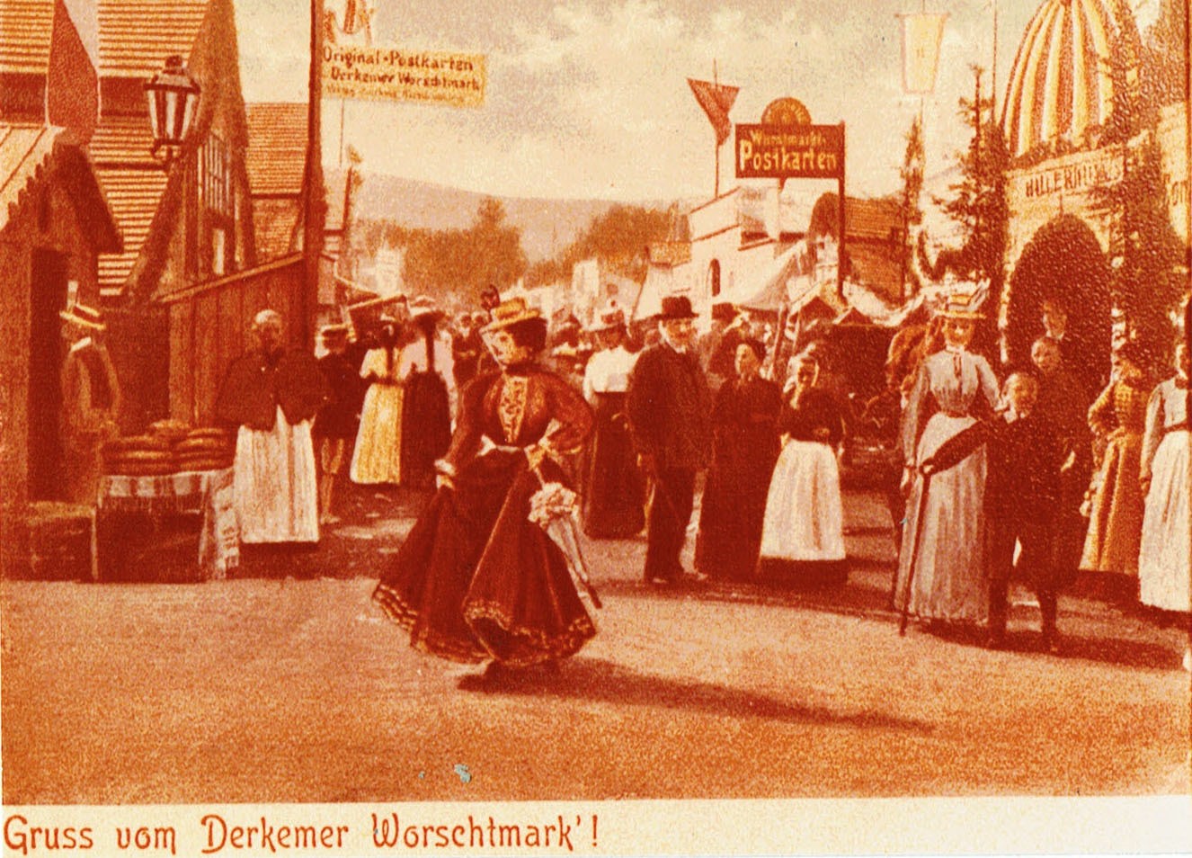 Foto-Sammlung Adolf Krapp, Ordner 15: Wurstmarkt, 1899 (Museumsgesellschaft Bad Dürkheim e.V. CC BY-NC-SA)