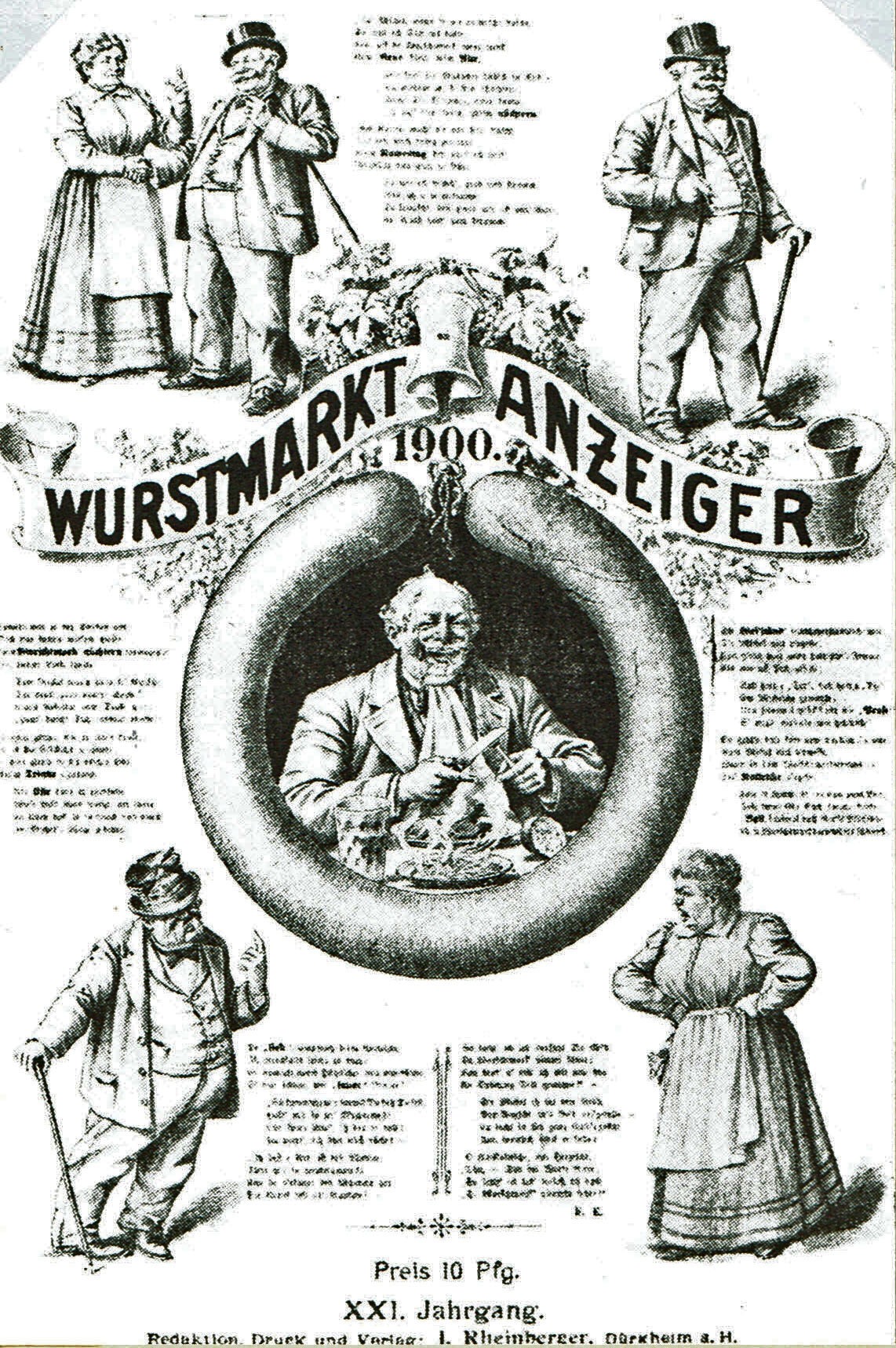 Foto-Sammlung Adolf Krapp, Ordner 15: Wurstmarkt, 1900 (Museumsgesellschaft Bad Dürkheim e.V. CC BY-NC-SA)