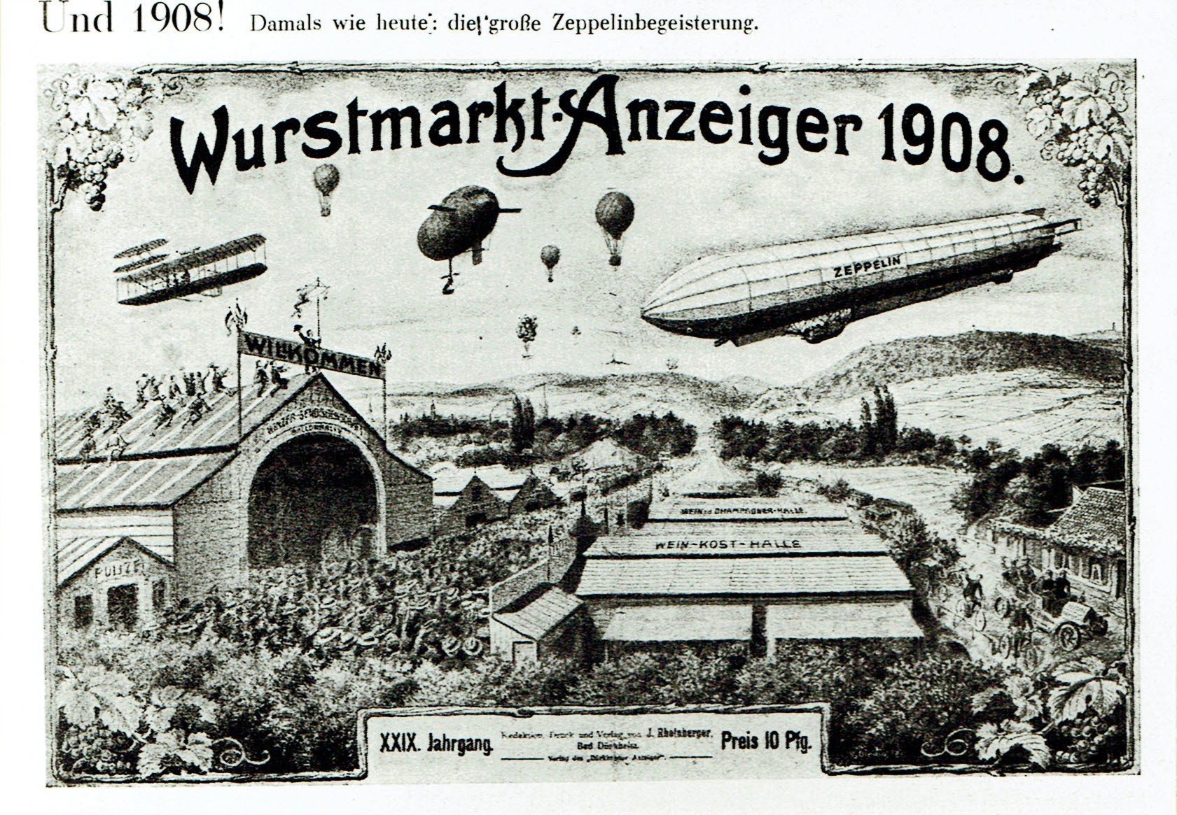 Foto-Sammlung Adolf Krapp, Ordner 15: Wurstmarkt, 1908 (Museumsgesellschaft Bad Dürkheim e.V. CC BY-NC-SA)