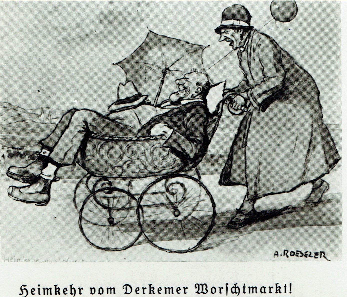 Foto-Sammlung Adolf Krapp, Ordner 15: Wurstmarkt, 1920 (Museumsgesellschaft Bad Dürkheim e.V. CC BY-NC-SA)