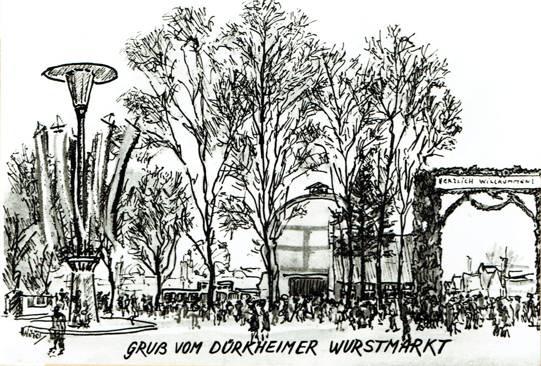 Foto-Sammlung Adolf Krapp, Ordner 15: Wurstmarkt, 1940 (Museumsgesellschaft Bad Dürkheim e.V. CC BY-NC-SA)