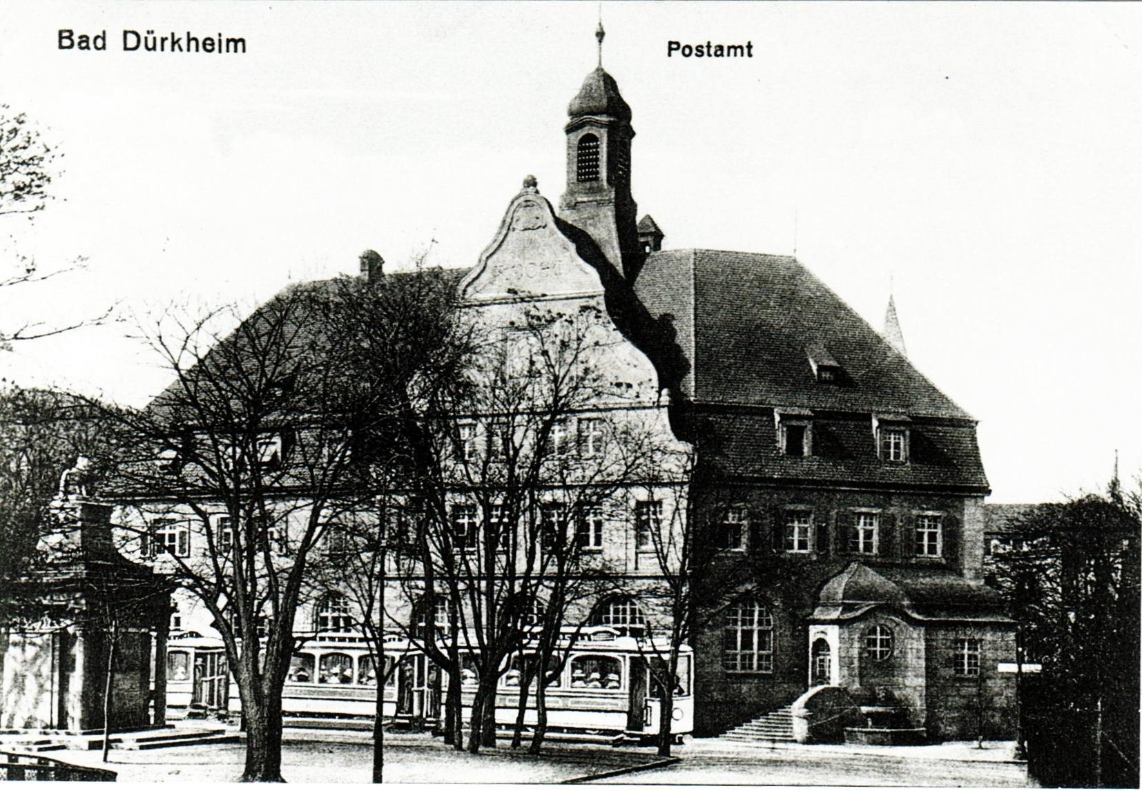 Foto-Sammlung Adolf Krapp, Ordner 3: Bahnhofsplatz, 1913 (Museumsgesellschaft Bad Dürkheim e.V. CC BY-NC-SA)