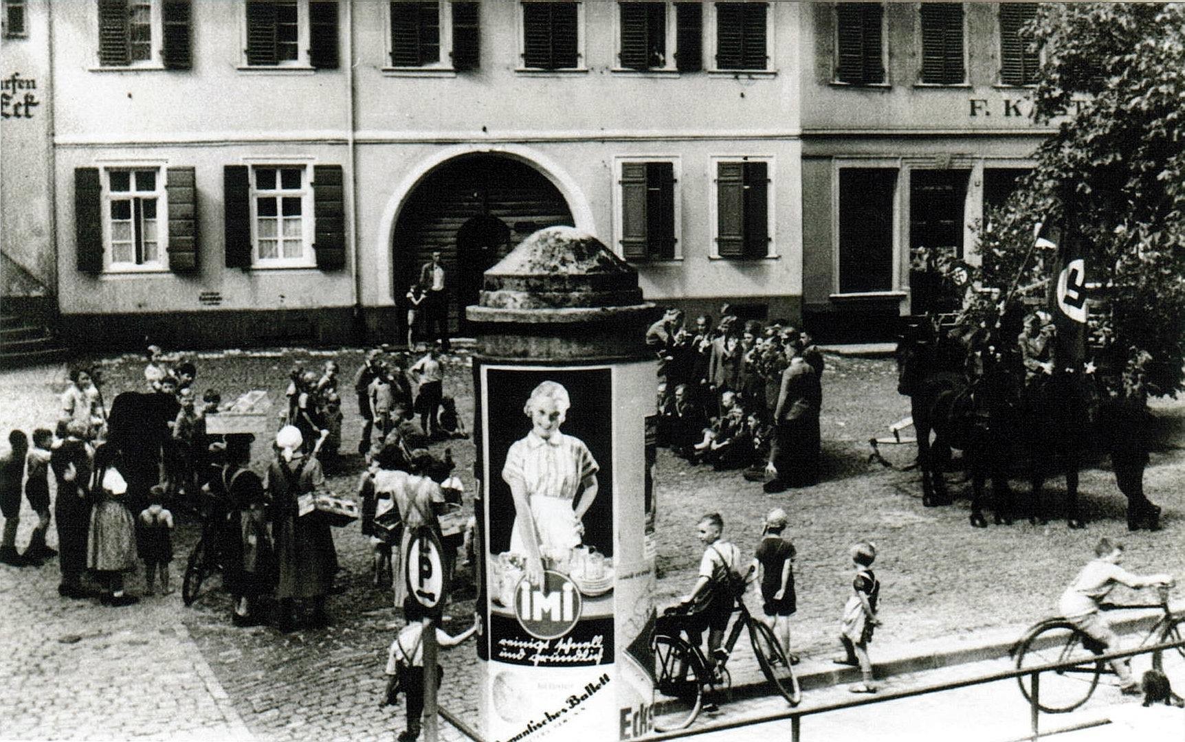 Foto-Sammlung Adolf Krapp, Ordner 3: Obermarkt, 1938 (Museumsgesellschaft Bad Dürkheim e.V. CC BY-NC-SA)