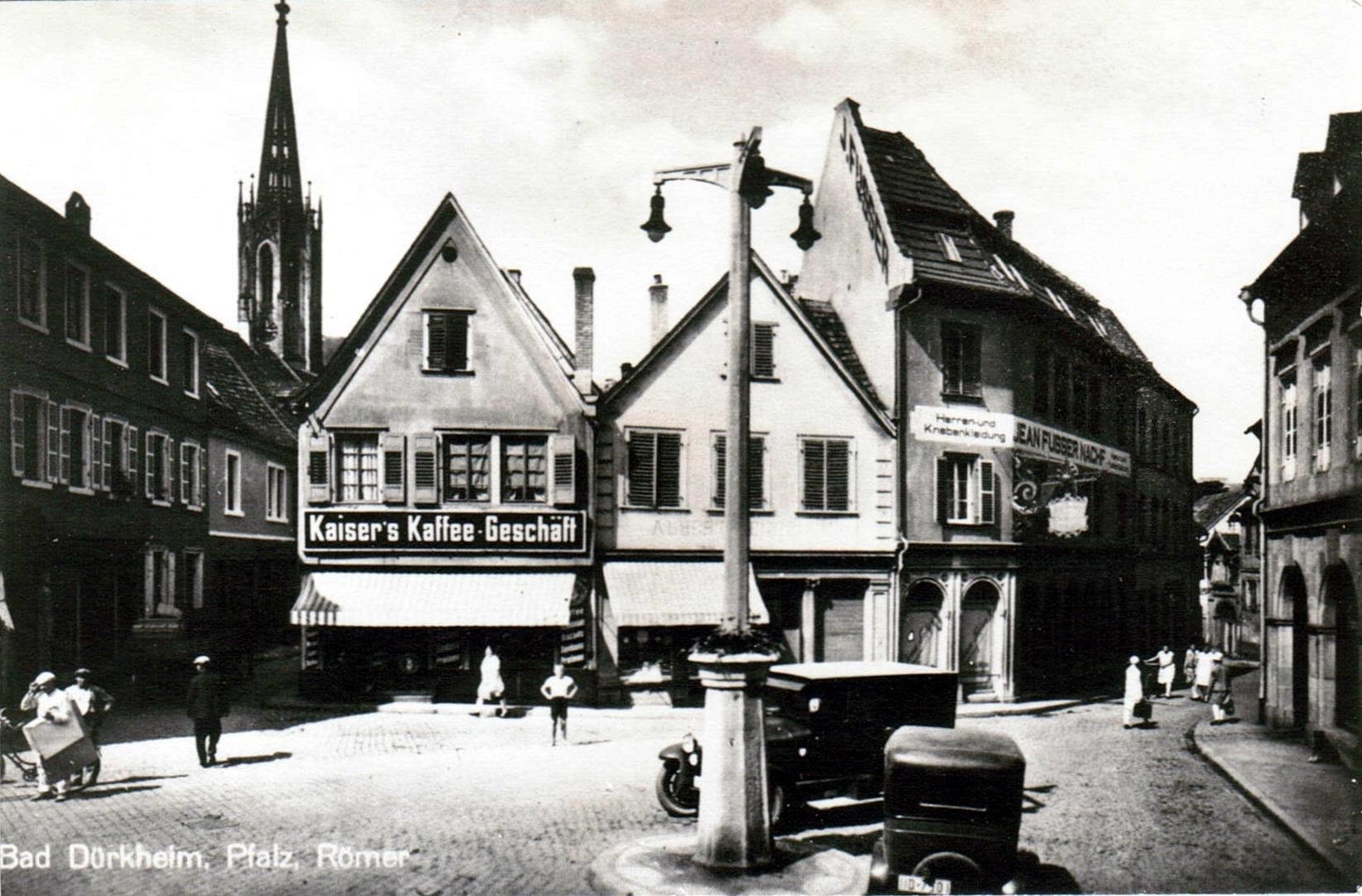 Foto-Sammlung Adolf Krapp, Ordner 3: Römerplatz , 1928 (Museumsgesellschaft Bad Dürkheim e.V. CC BY-NC-SA)