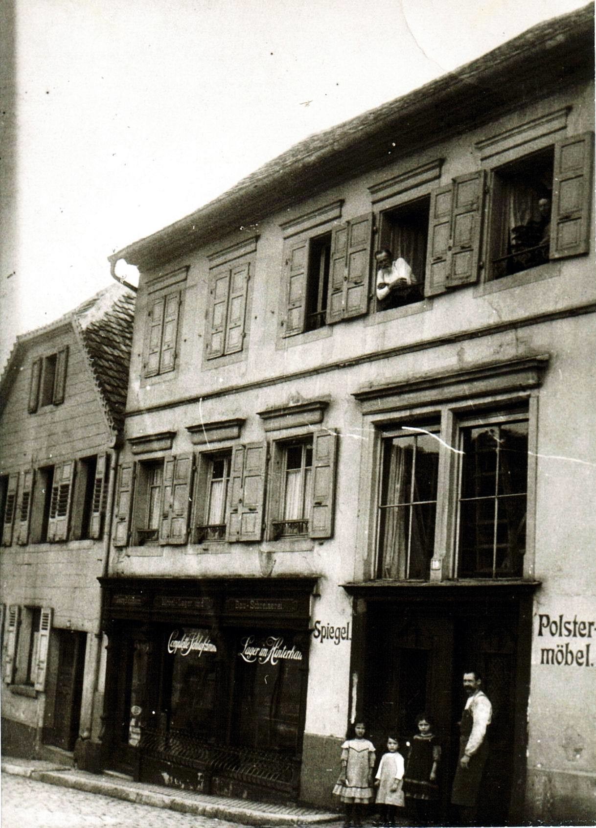 Foto-Sammlung Adolf Krapp, Ordner 4: Gaustraße, 1914 (Museumsgesellschaft Bad Dürkheim e.V. CC BY-NC-SA)