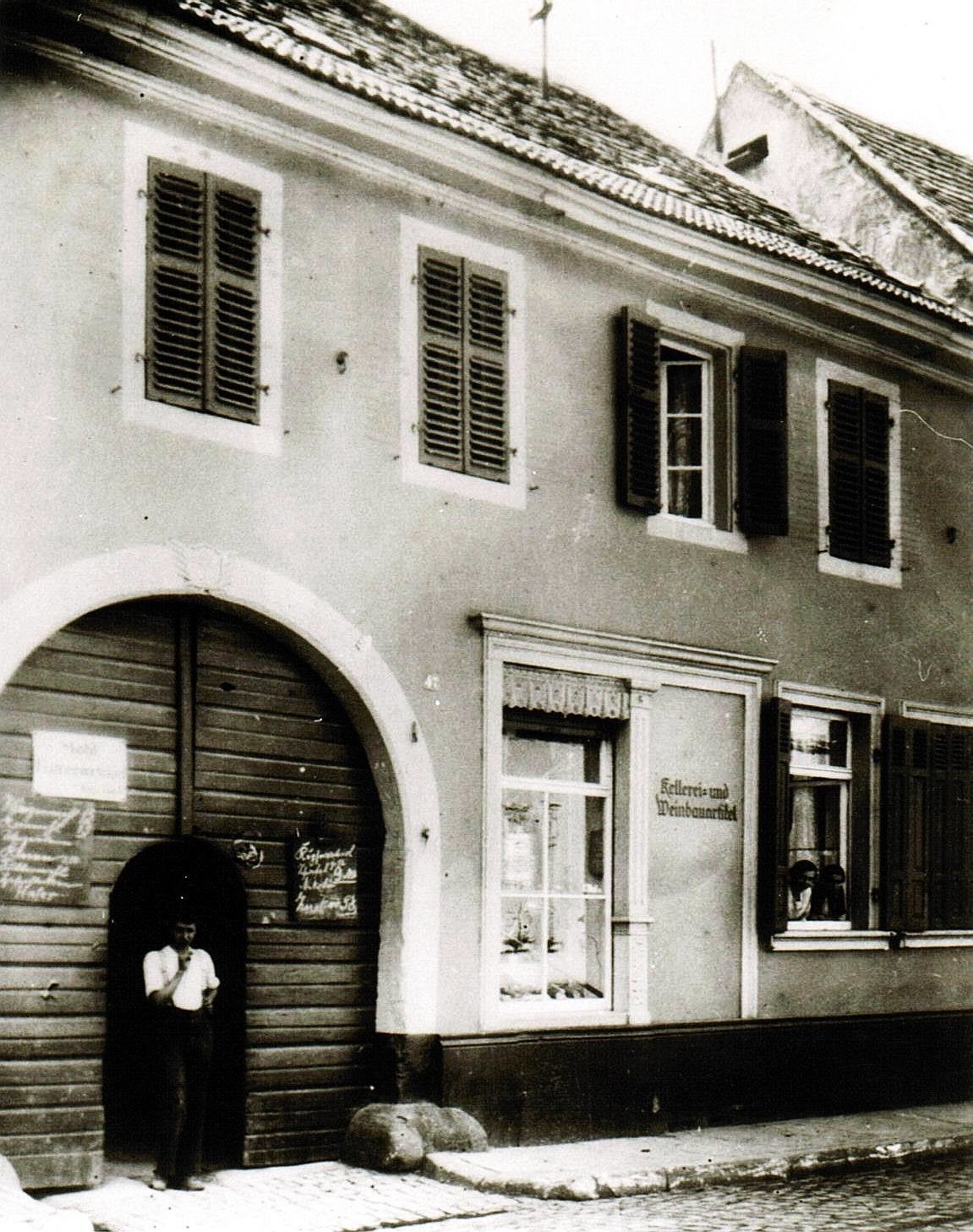 Foto-Sammlung Adolf Krapp, Ordner 4: Kaiserslauterer Straße , 1925 (Museumsgesellschaft Bad Dürkheim e.V. CC BY-NC-SA)
