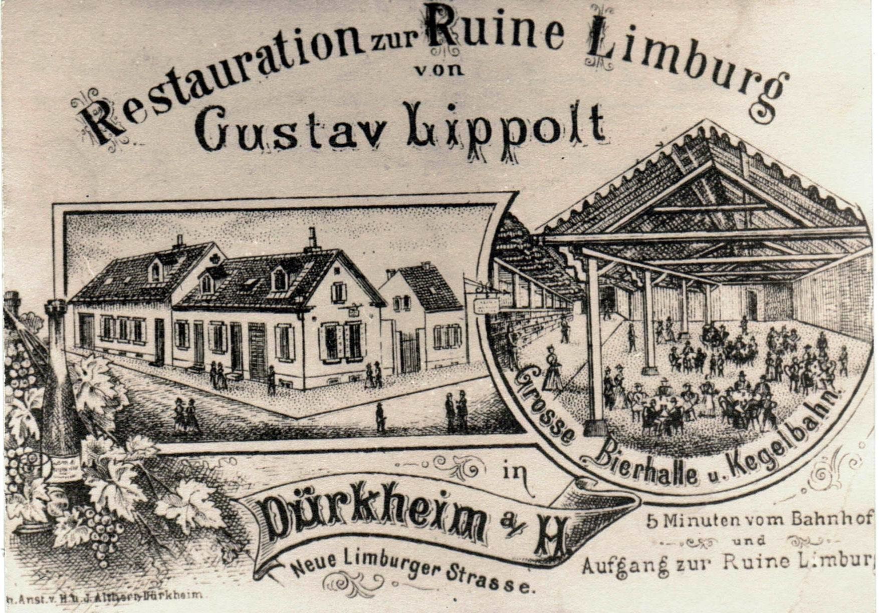Foto-Sammlung Adolf Krapp, Ordner 4: Neue Limburgstraße, 1900 (Museumsgesellschaft Bad Dürkheim e.V. CC BY-NC-SA)