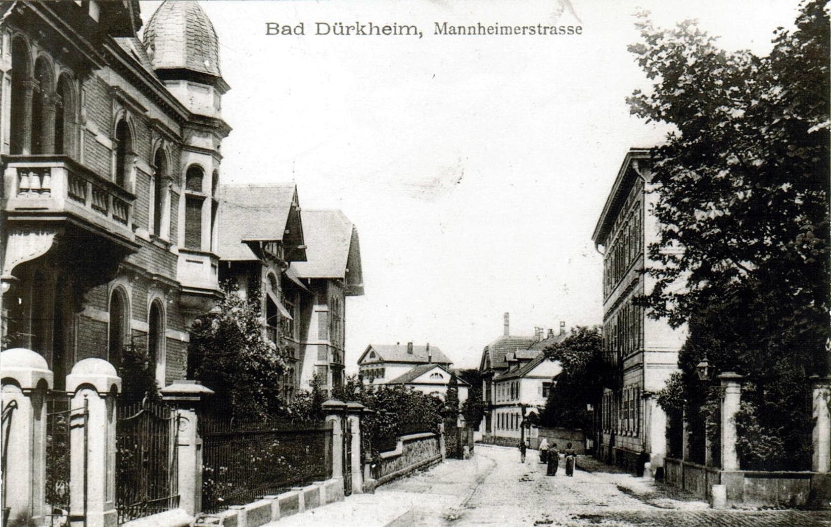 Foto-Sammlung Adolf Krapp, Ordner 5: Mannheimer Straße, 1910 (Museumsgesellschaft Bad Dürkheim e.V. CC BY-NC-SA)