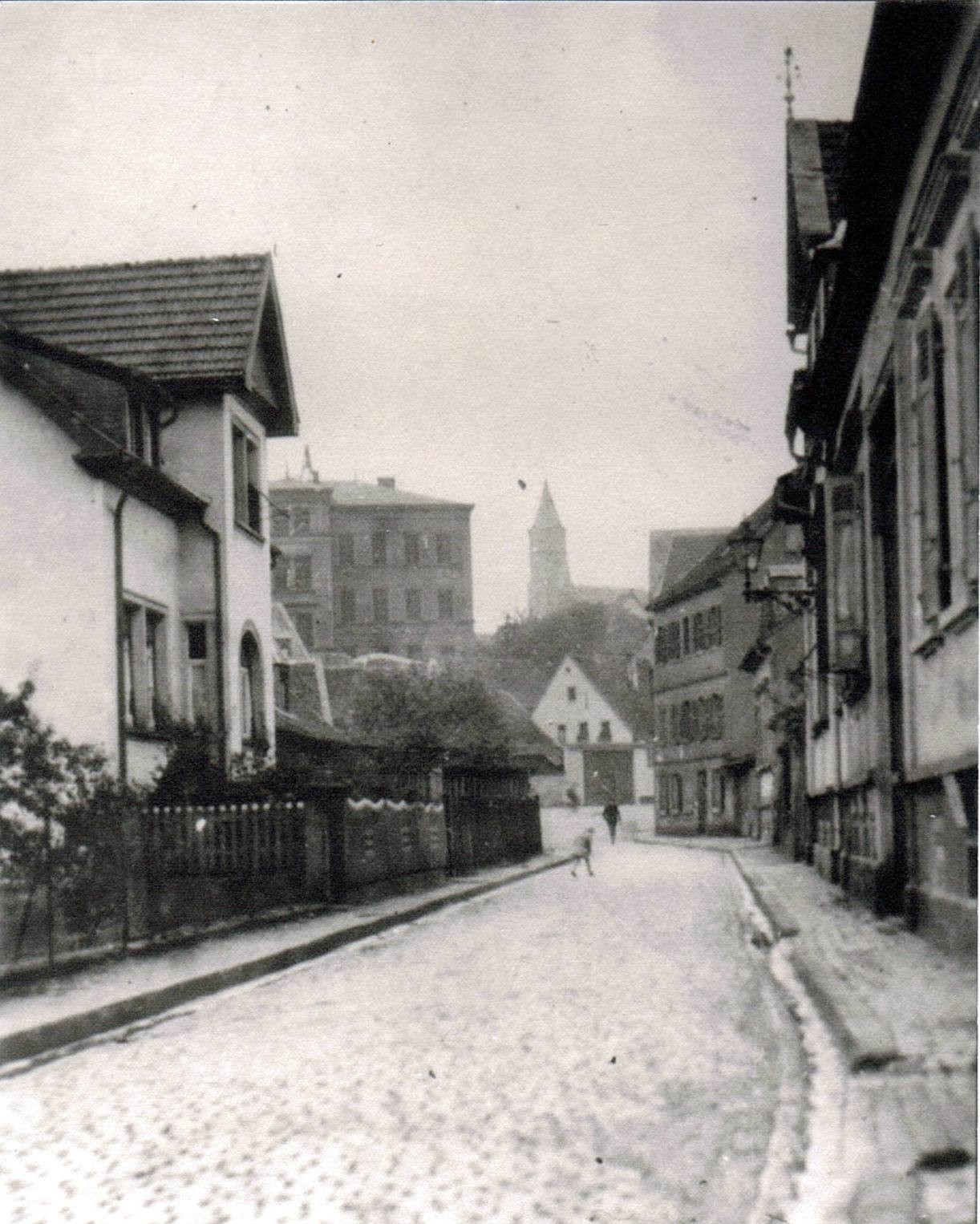 Foto-Sammlung Adolf Krapp, Ordner 5: Schlachthausstraße, 1927 (Museumsgesellschaft Bad Dürkheim e.V. CC BY-NC-SA)