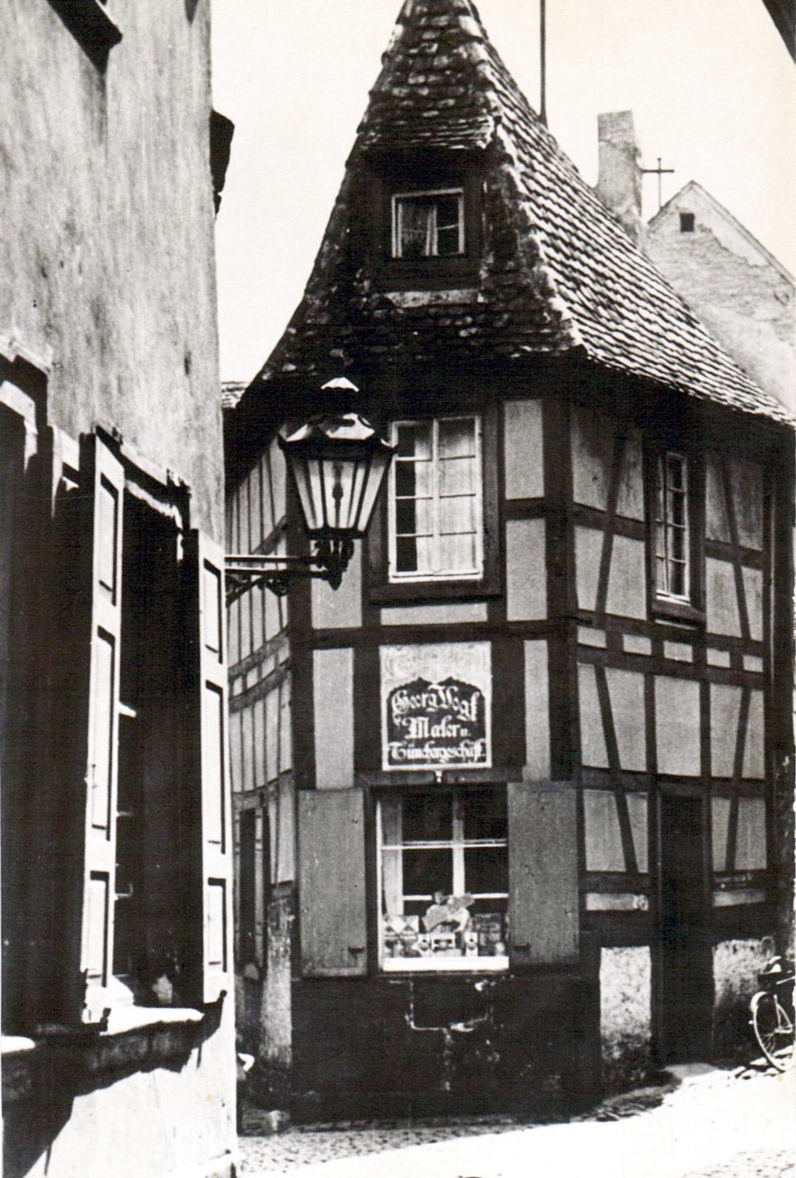 Foto-Sammlung Adolf Krapp, Ordner 5: Wachenheimer Straße (heute Weinstr. Süd), 1930 (Museumsgesellschaft Bad Dürkheim e.V. CC BY-NC-SA)