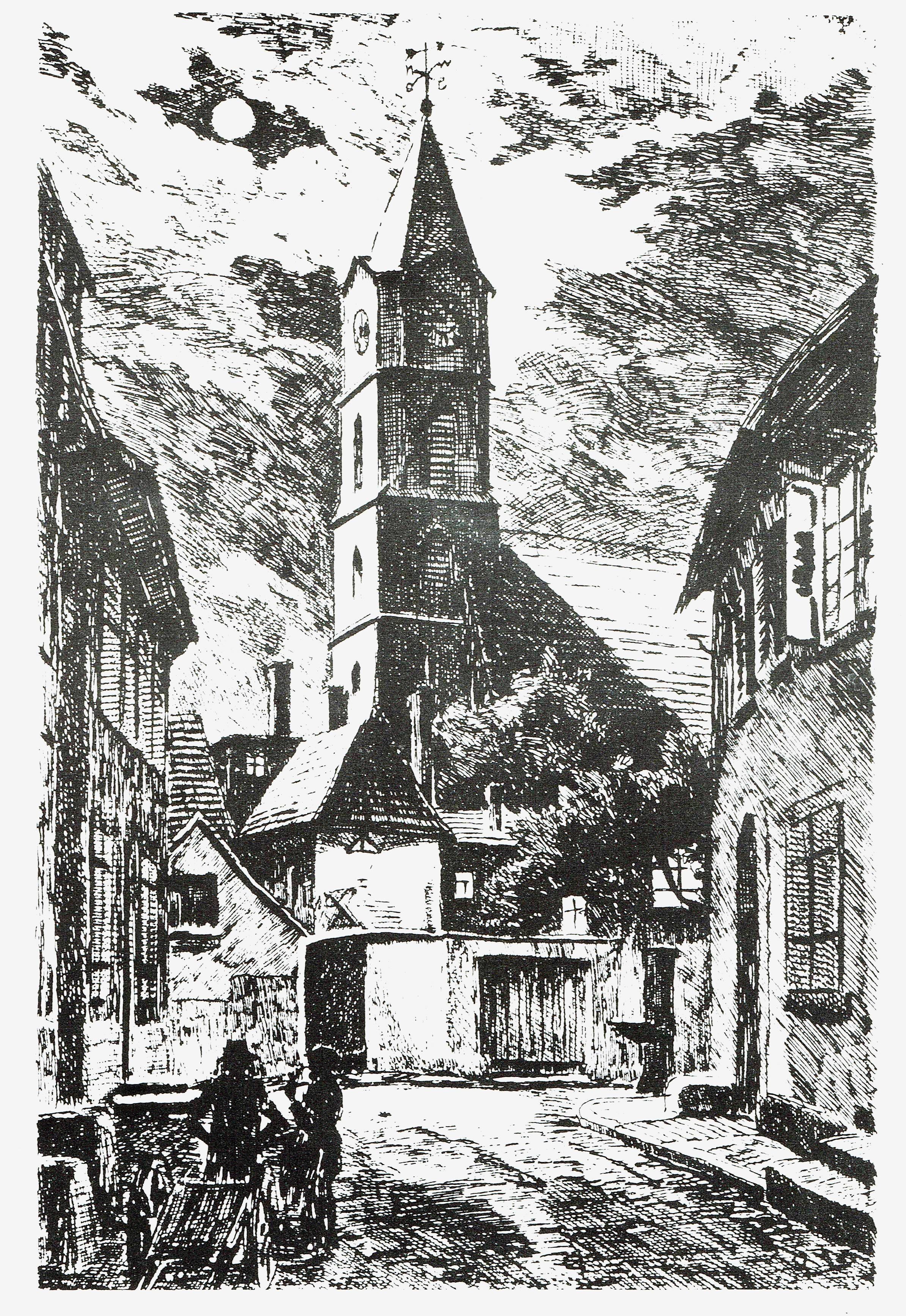 Foto-Sammlung Adolf Krapp, Ordner 9: Burg-Kirche, 1900 (Museumsgesellschaft Bad Dürkheim e.V. CC BY-NC-SA)