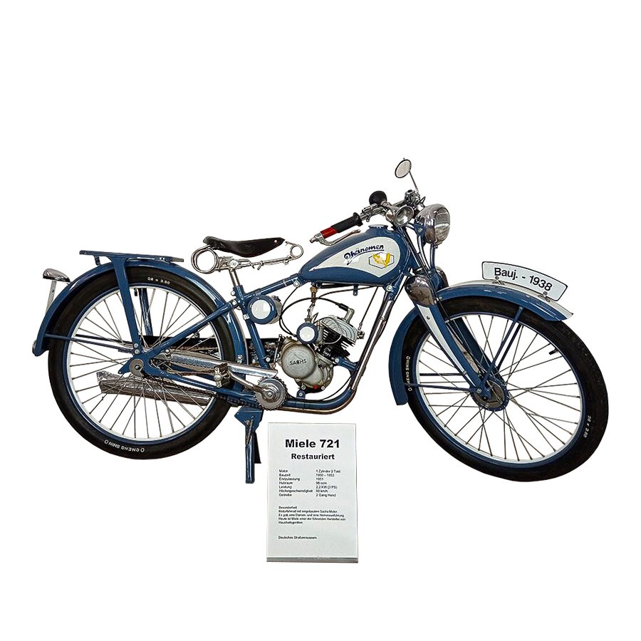 Motorrad "Phänomen" 1938 (Deutsches Straßenmuseum e.V. CC BY-NC-SA)