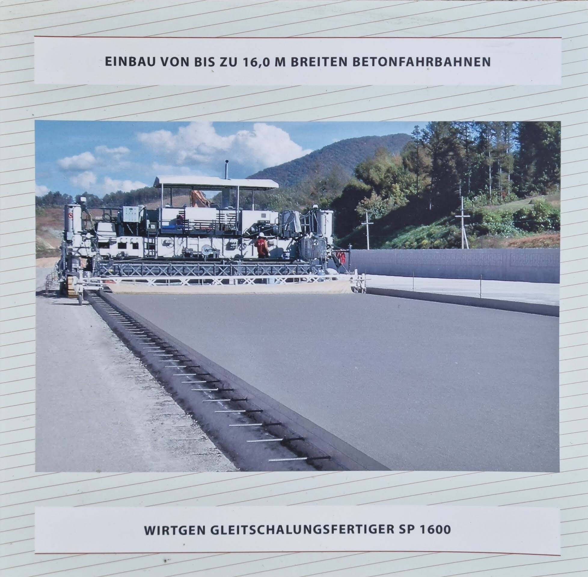 Schaubild Einbau von breiten Betonstraßen (Deutsches Straßenmuseum e.V. CC BY-NC-SA)
